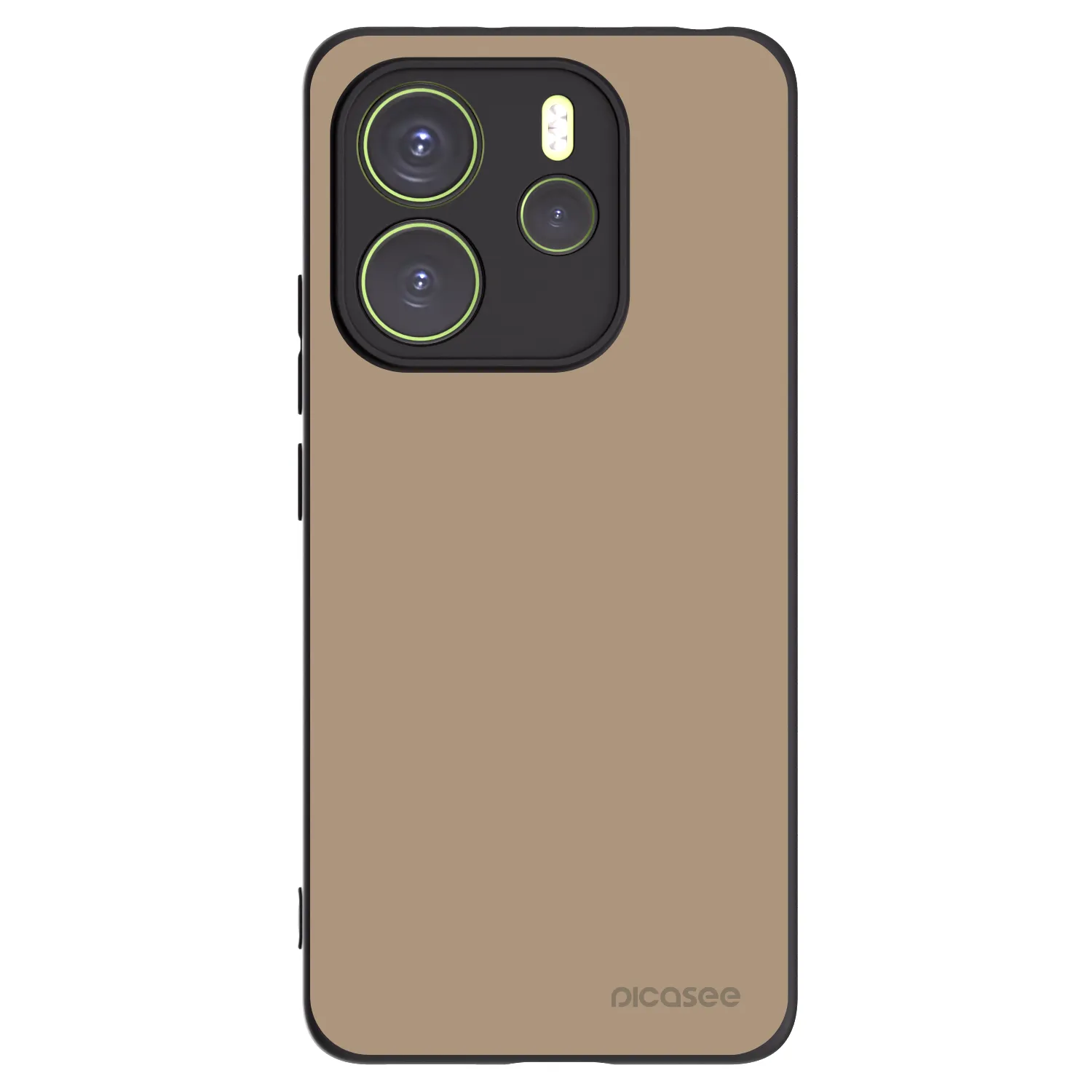 Picasee silikónový čierny obal pre Xiaomi Redmi Note 14 4G - Soft Sand