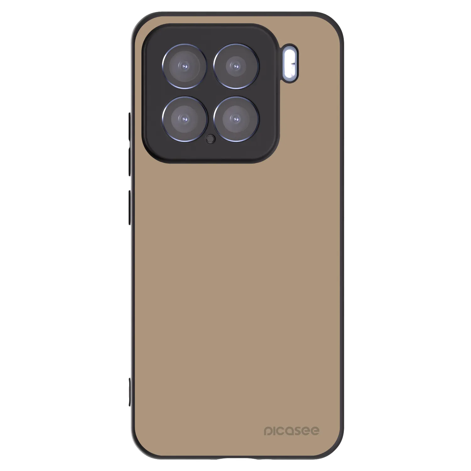 Picasee silikónový čierny obal pre Xiaomi 15 - Soft Sand