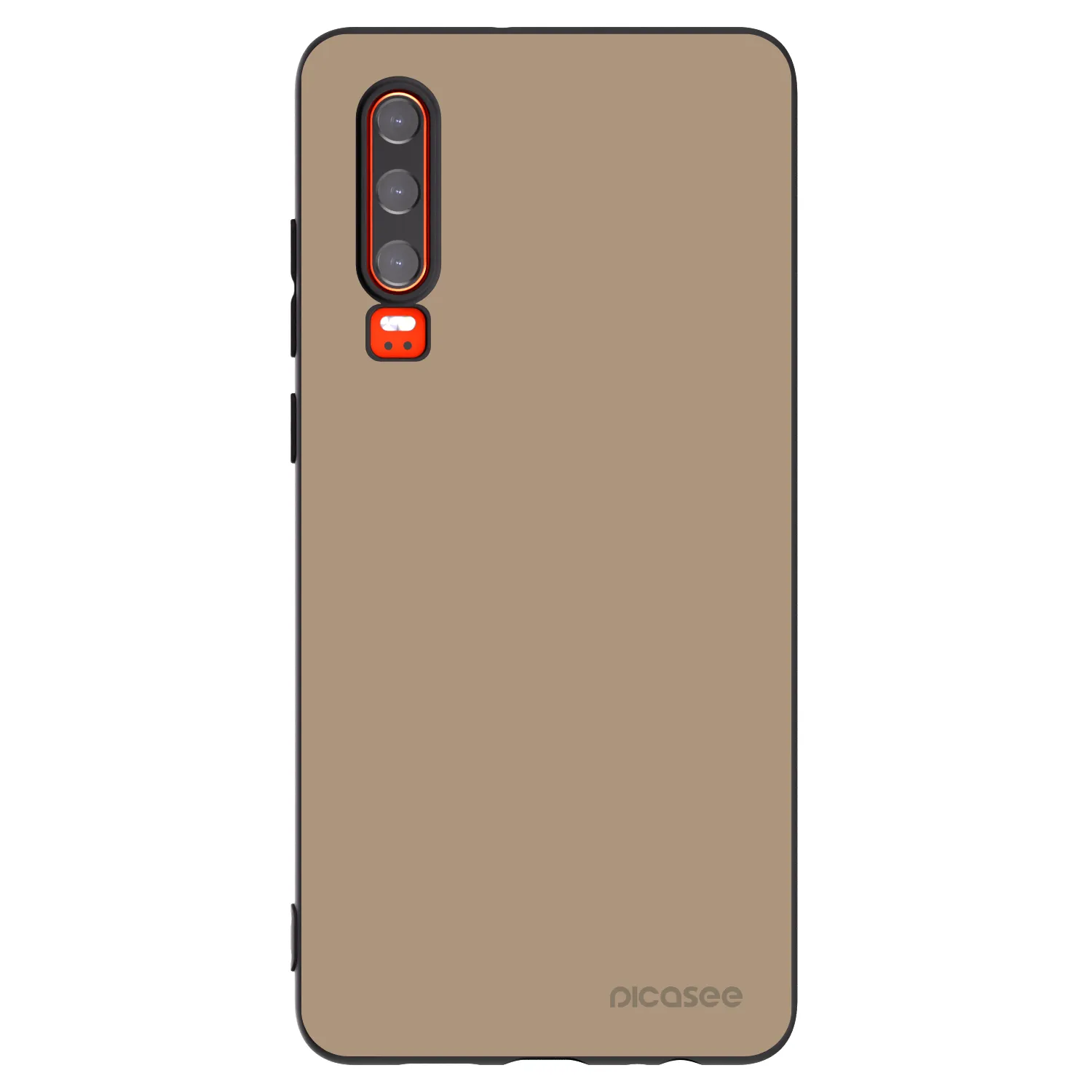 Picasee silikónový čierny obal pre Huawei P30 - Soft Sand