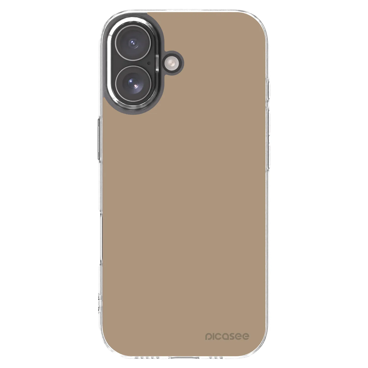 Picasee silikónový prehľadný obal pre Apple iPhone 17 - Soft Sand