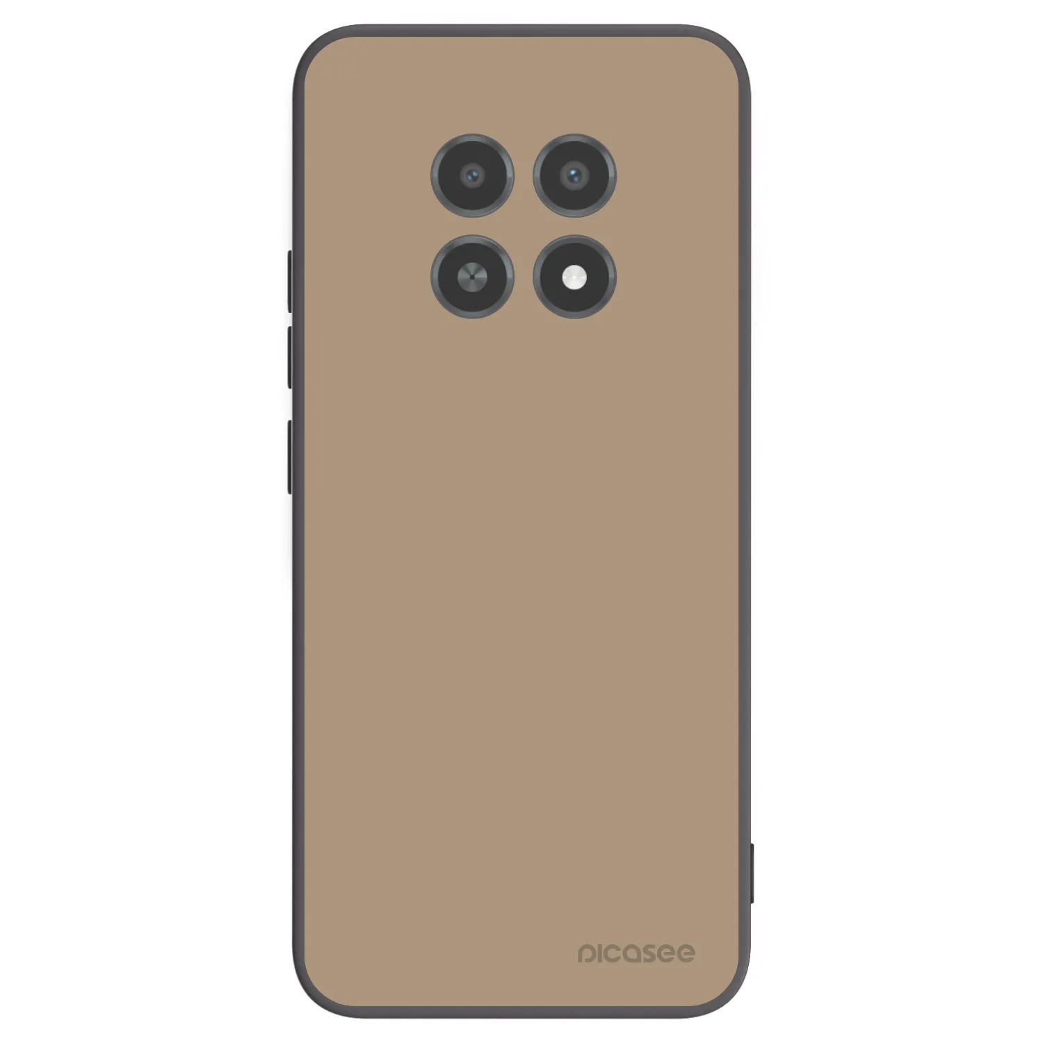 Picasee silikónový čierny obal pre Realme 12X - Soft Sand