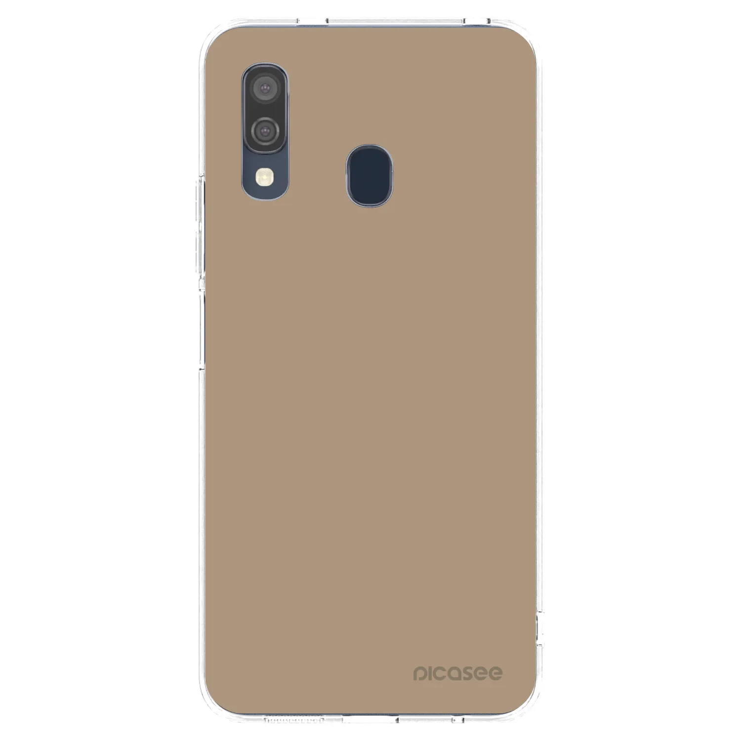 Picasee silikónový prehľadný obal pre Samsung Galaxy A40 A405F - Soft Sand