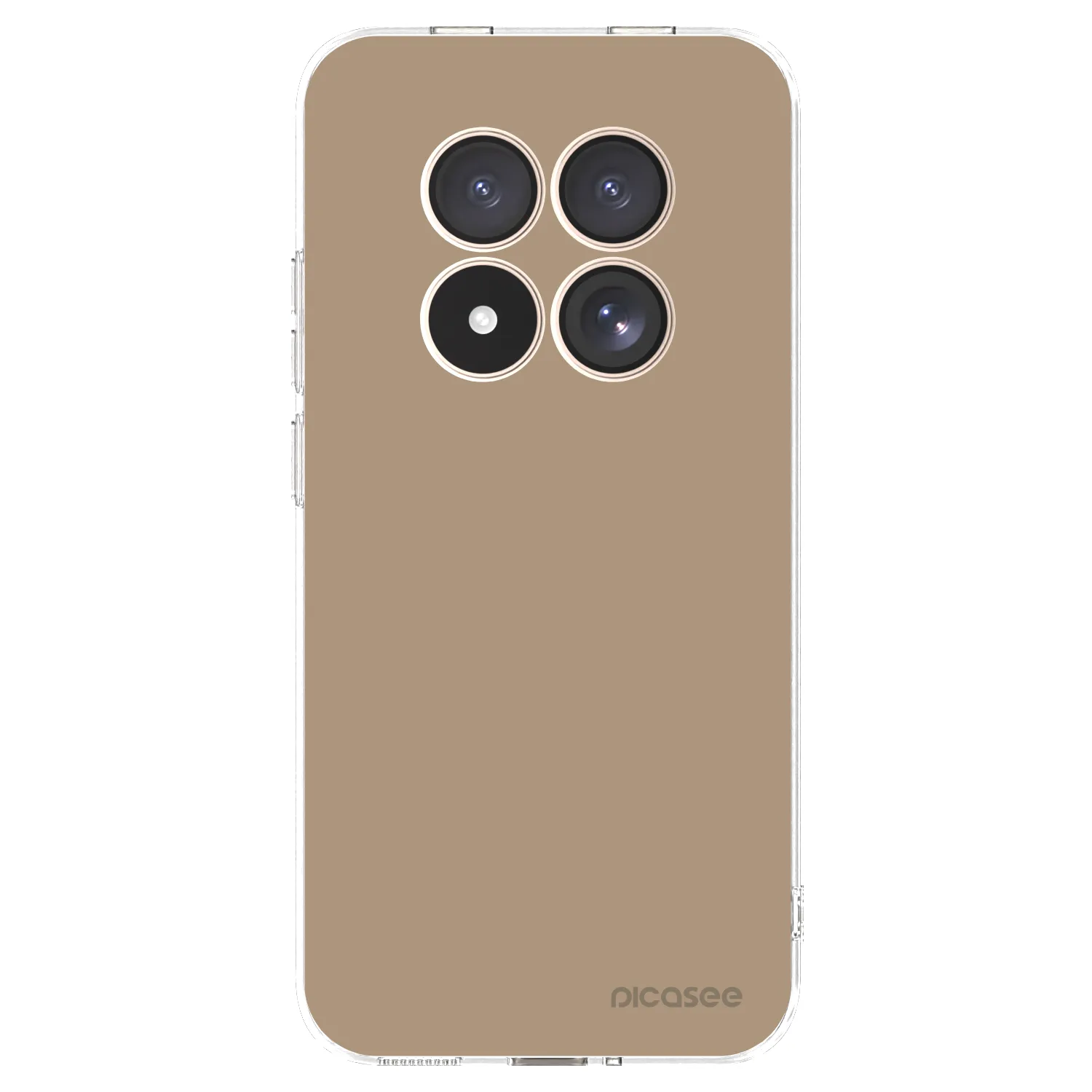 Picasee silikónový prehľadný obal pre Xiaomi Redmi Note 15 Pro 4G - Soft Sand