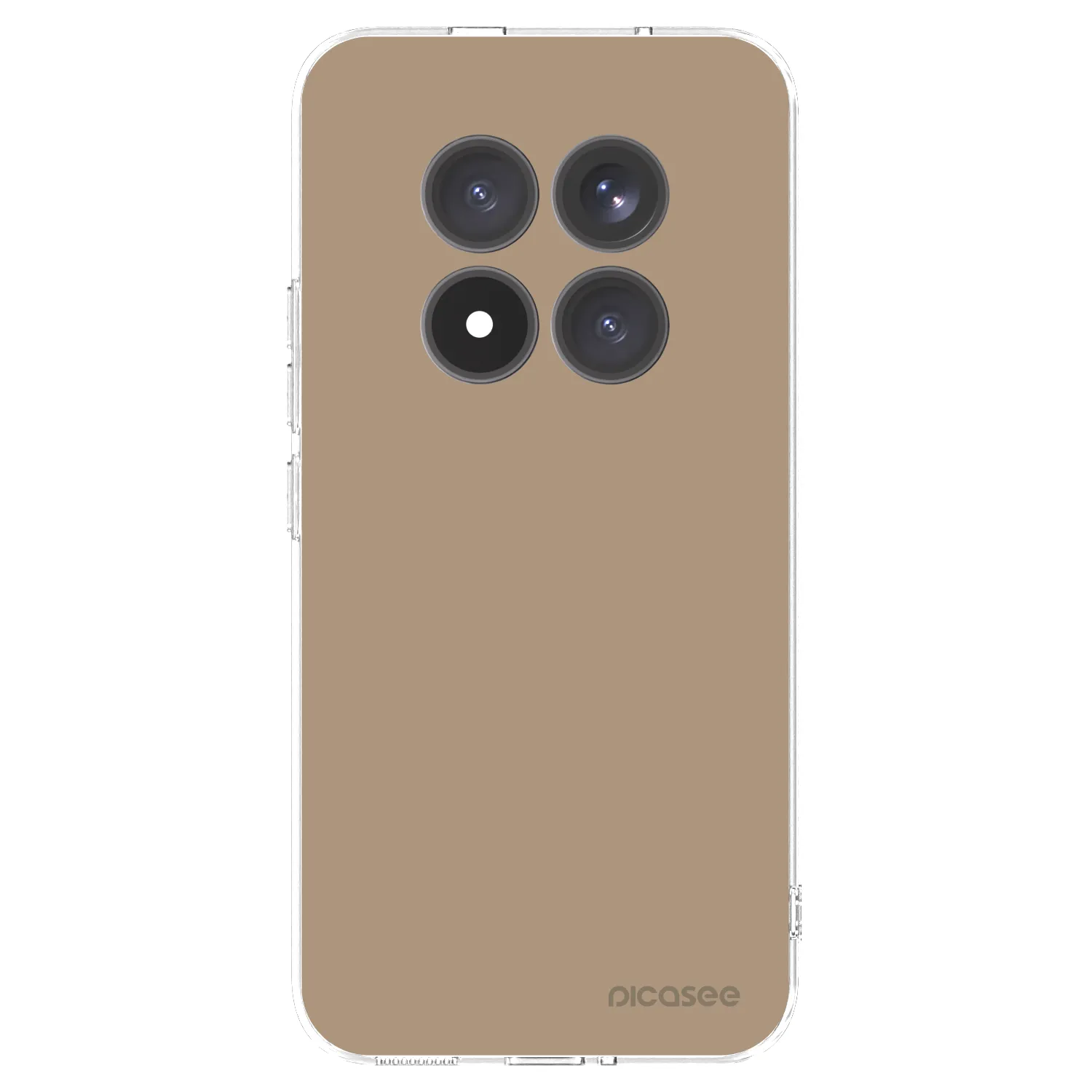 Picasee silikónový prehľadný obal pre Xiaomi Redmi Note 15 Pro+ - Soft Sand