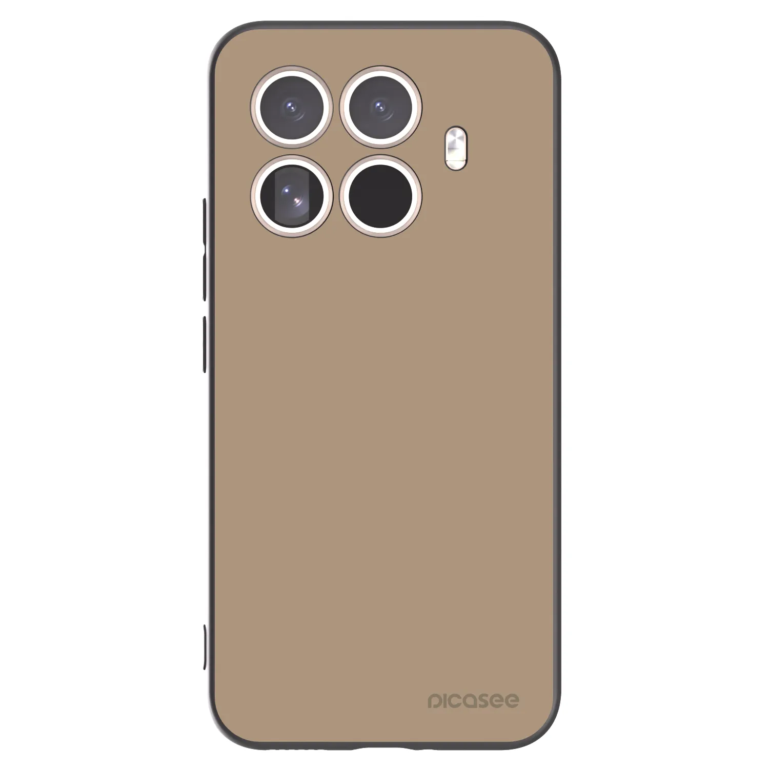 Picasee silikónový čierny obal pre Xiaomi 15T Pro - Soft Sand