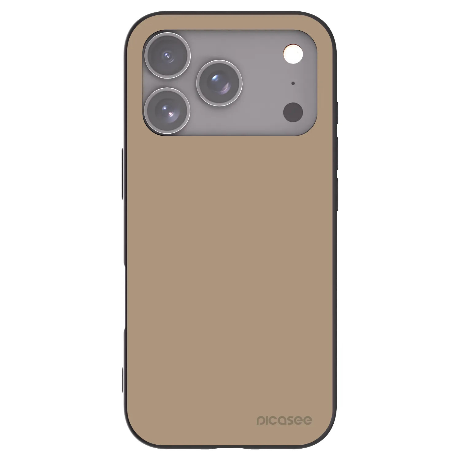 Picasee silikónový čierny obal pre Apple iPhone 18 Pro - Soft Sand