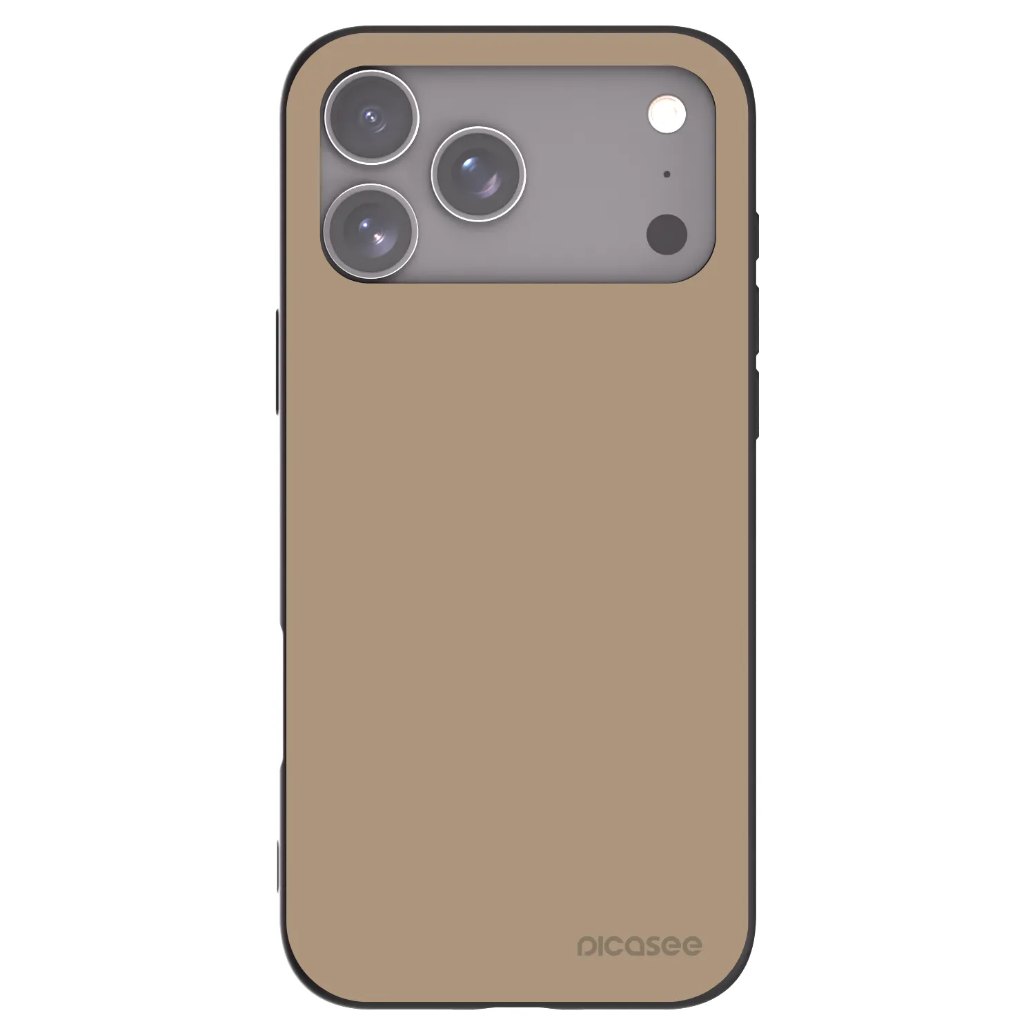 Picasee silikónový čierny obal pre Apple iPhone 18 Pro Max - Soft Sand