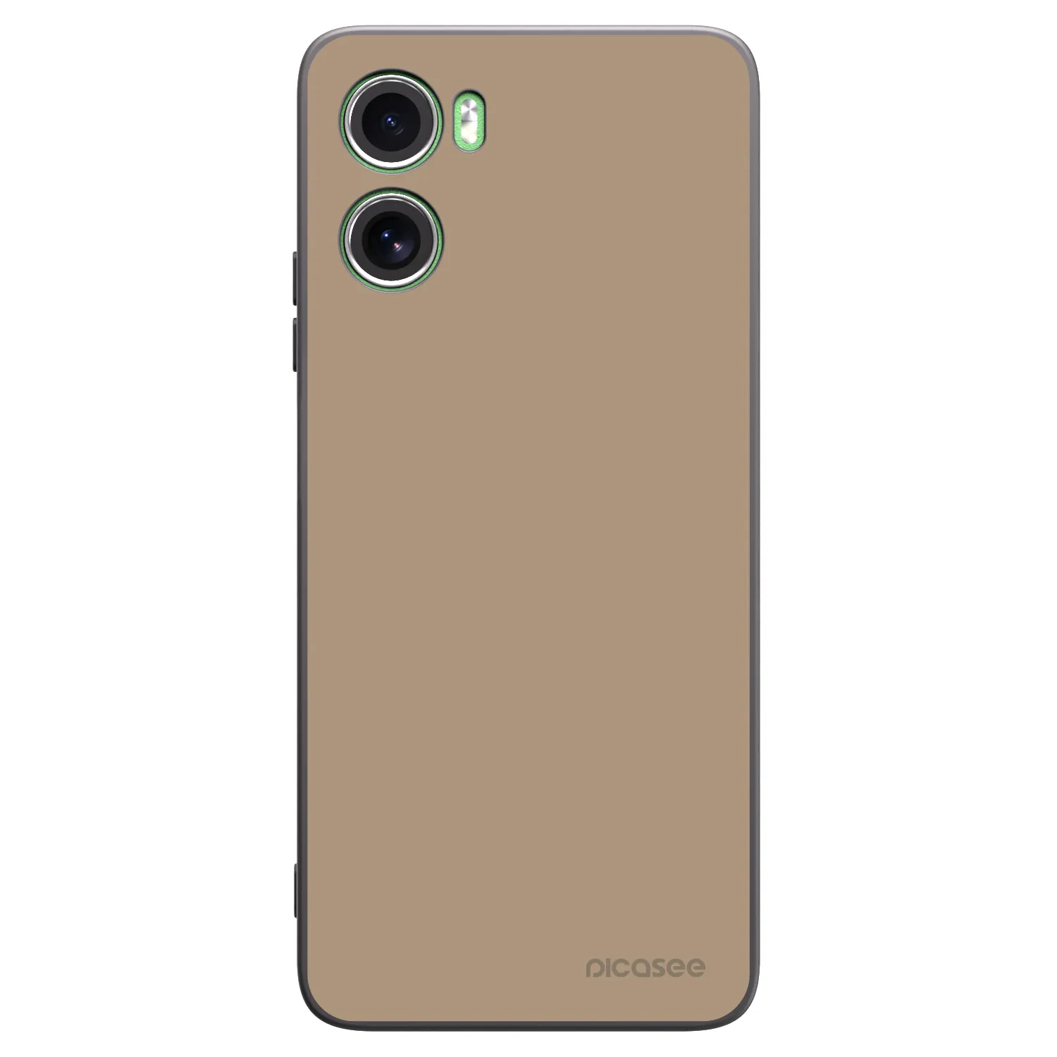 Picasee silikónový čierny obal pre Motorola Moto G06 - Soft Sand