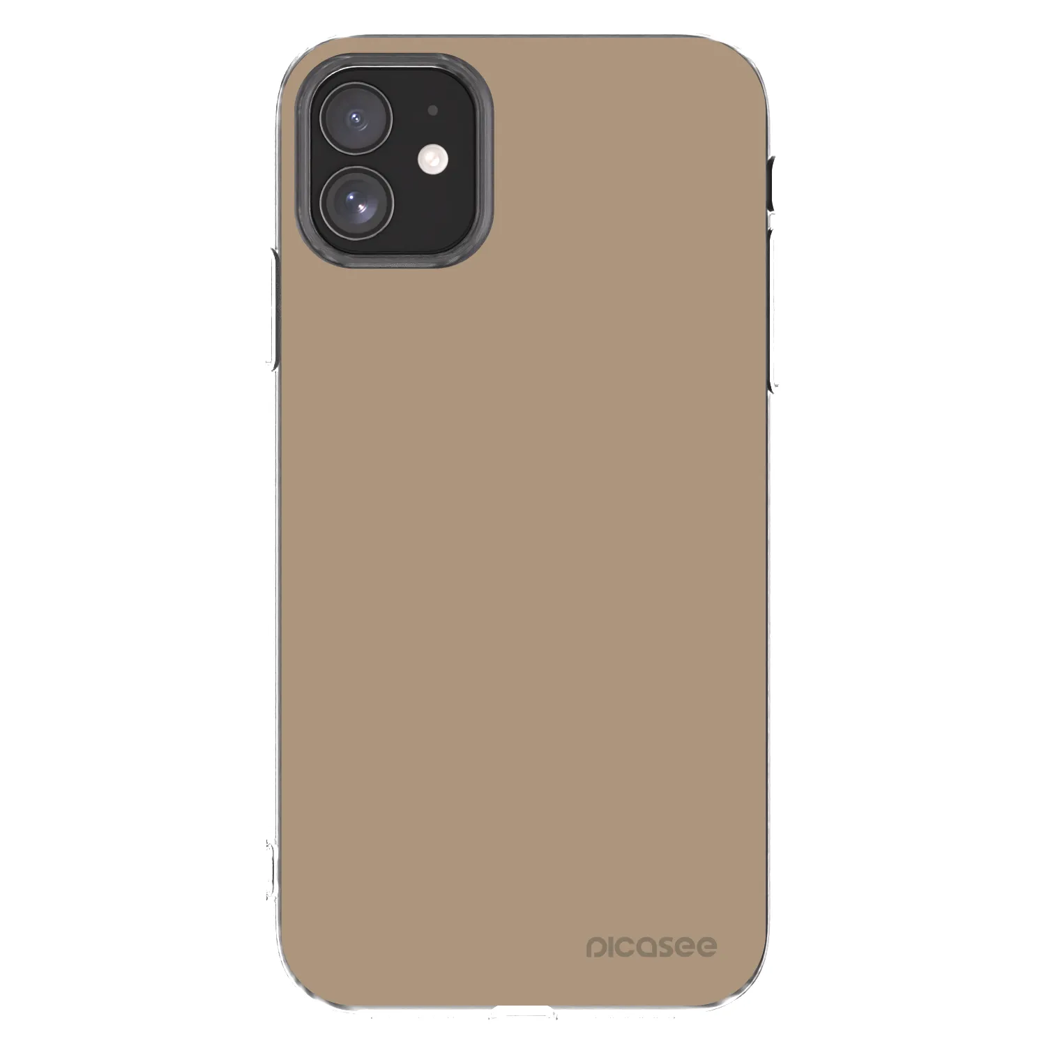 Picasee silikónový prehľadný obal pre Apple iPhone 11 - Soft Sand