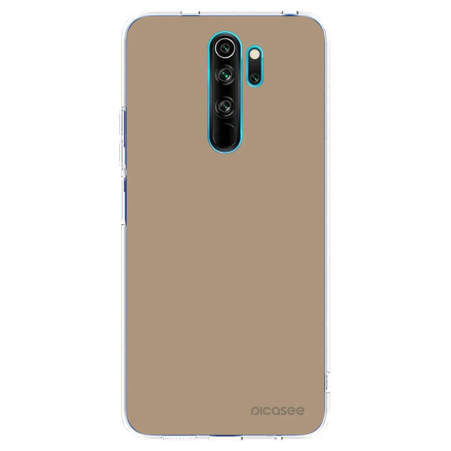 Picasee silikónový prehľadný obal pre Xiaomi Redmi Note 8 Pro - Soft Sand