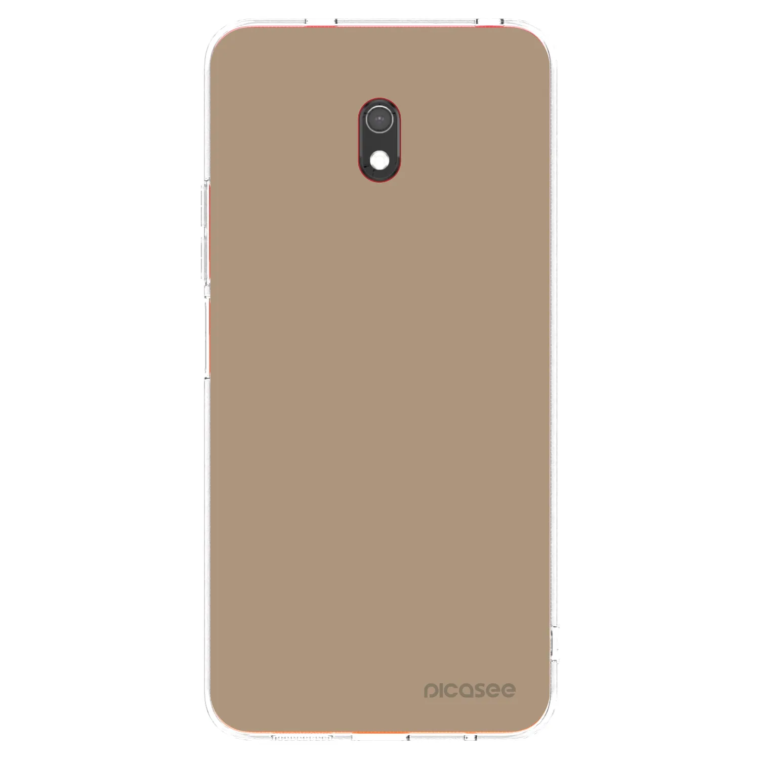 Picasee silikónový prehľadný obal pre Xiaomi Redmi 8A - Soft Sand