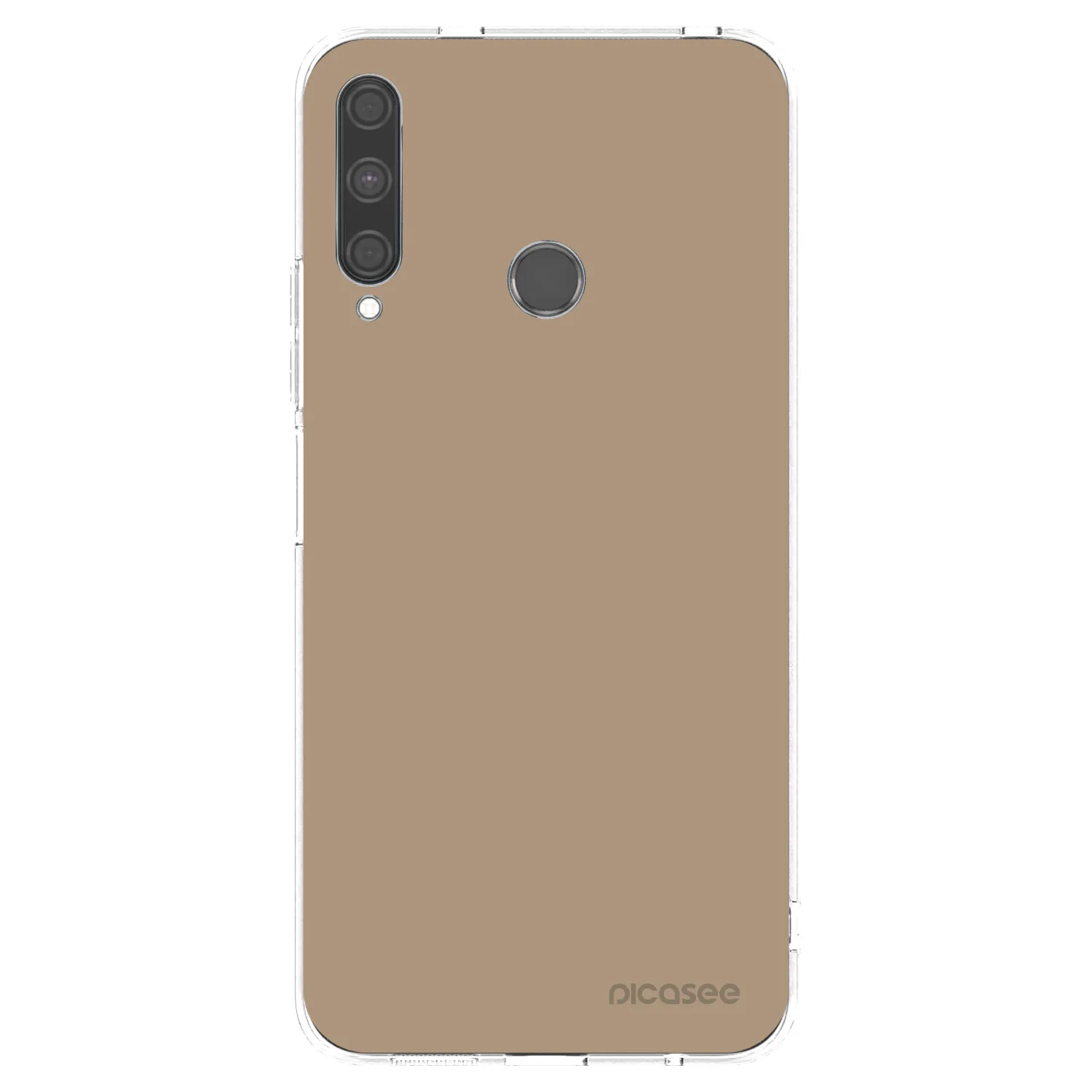 Picasee silikónový prehľadný obal pre Huawei P40 Lite E - Soft Sand