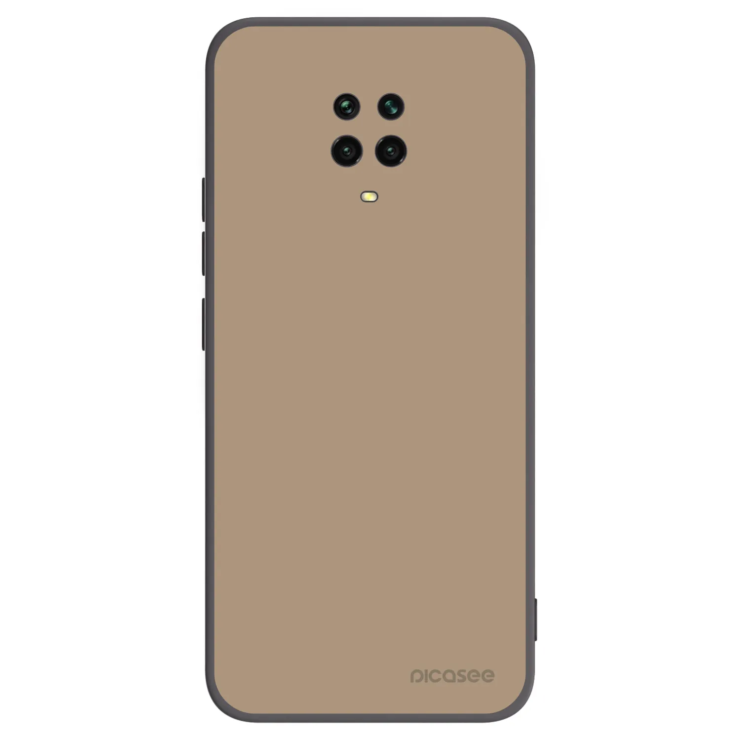 Picasee silikónový čierny obal pre Xiaomi Redmi Note 9 Pro - Soft Sand