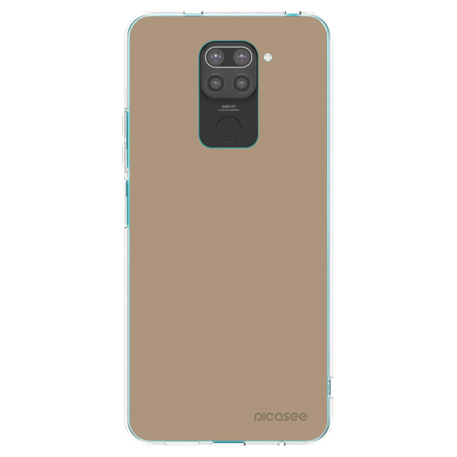 Picasee silikónový čierny obal pre Xiaomi Redmi Note 9 - Soft Sand