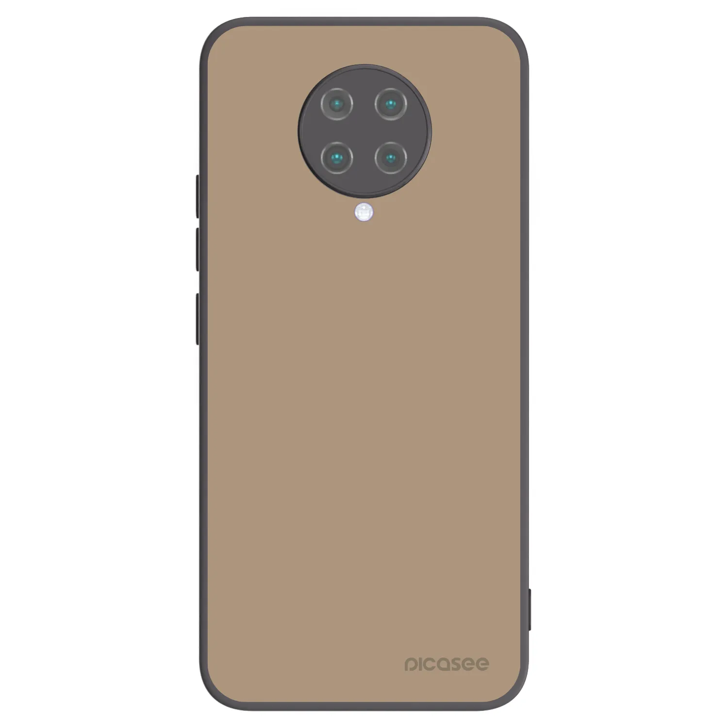 Picasee silikónový čierny obal pre Xiaomi Poco F2 Pro - Soft Sand