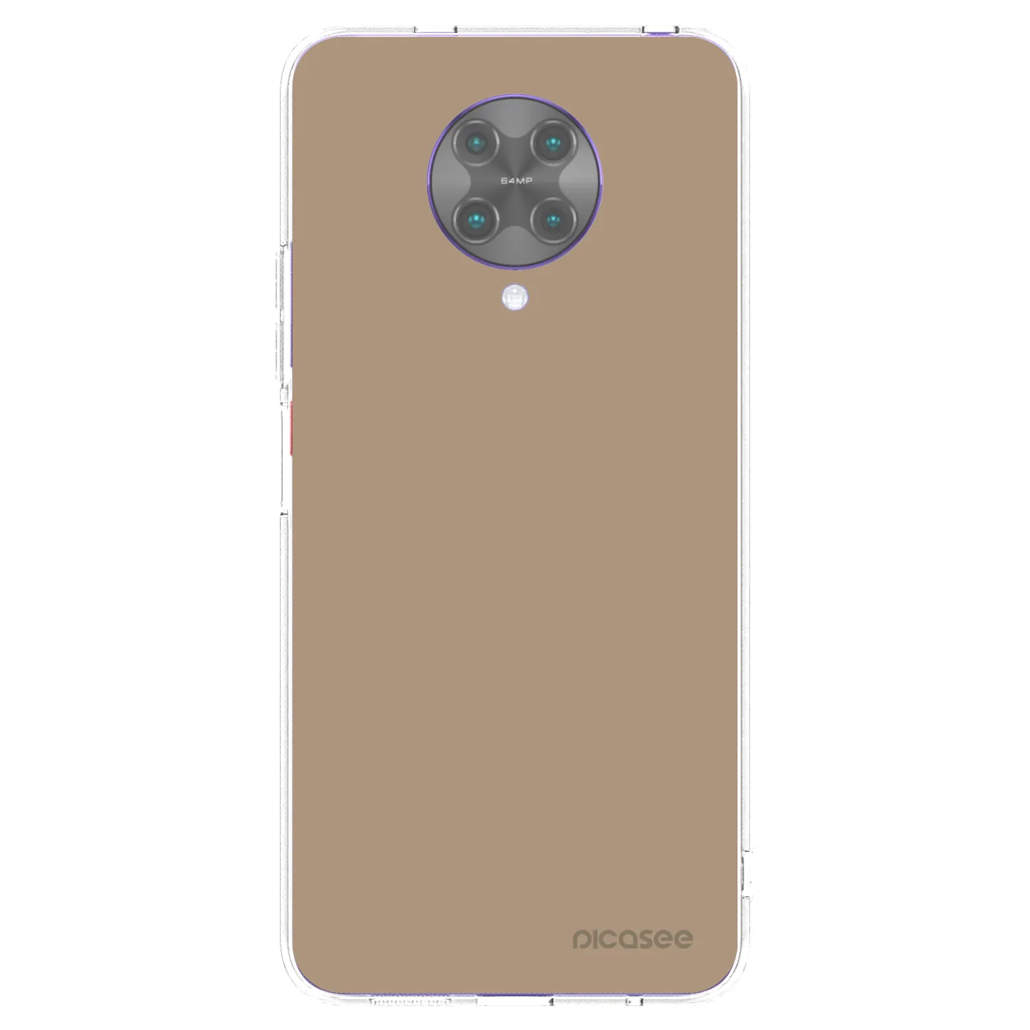 Picasee silikónový prehľadný obal pre Xiaomi Poco F2 Pro - Soft Sand