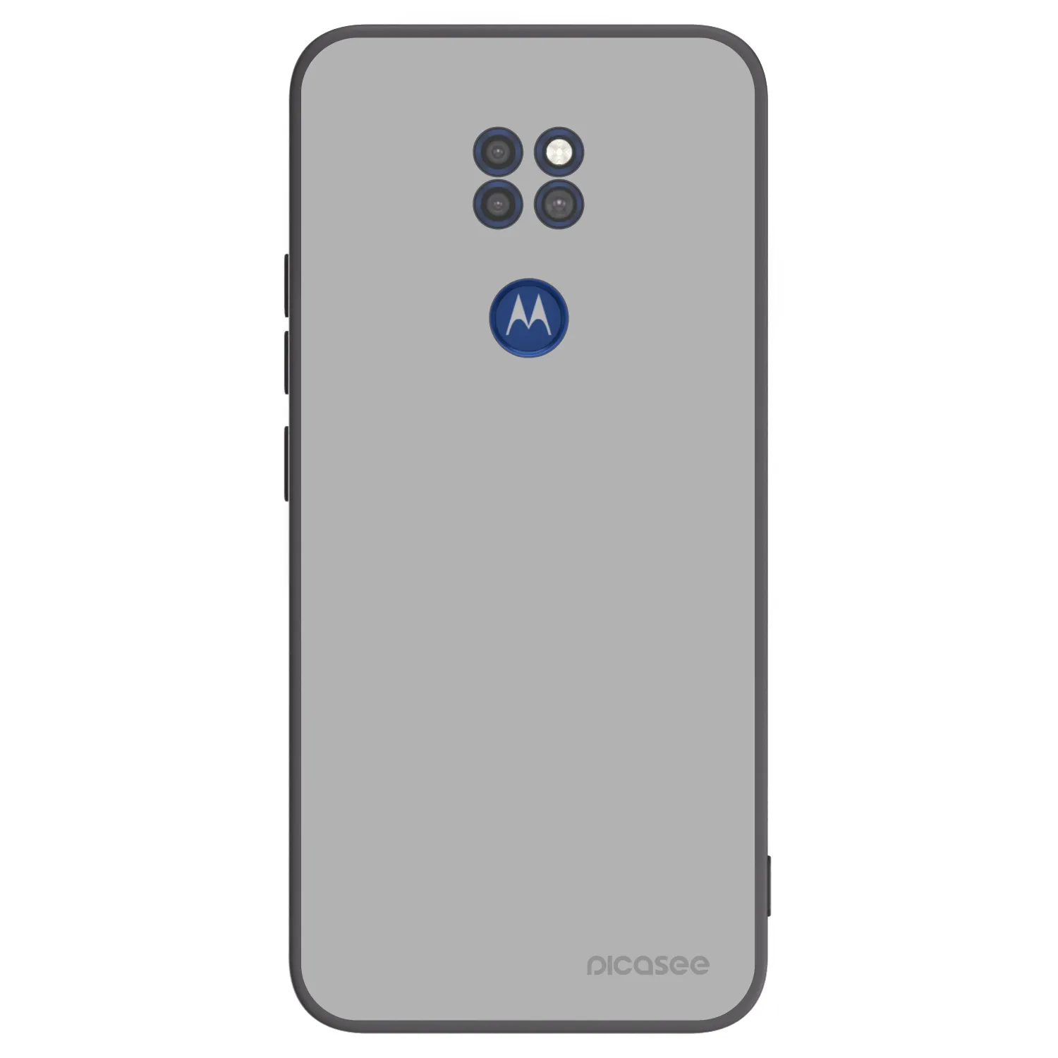 Picasee silikónový čierny obal pre Motorola Moto G9 Play - Stone