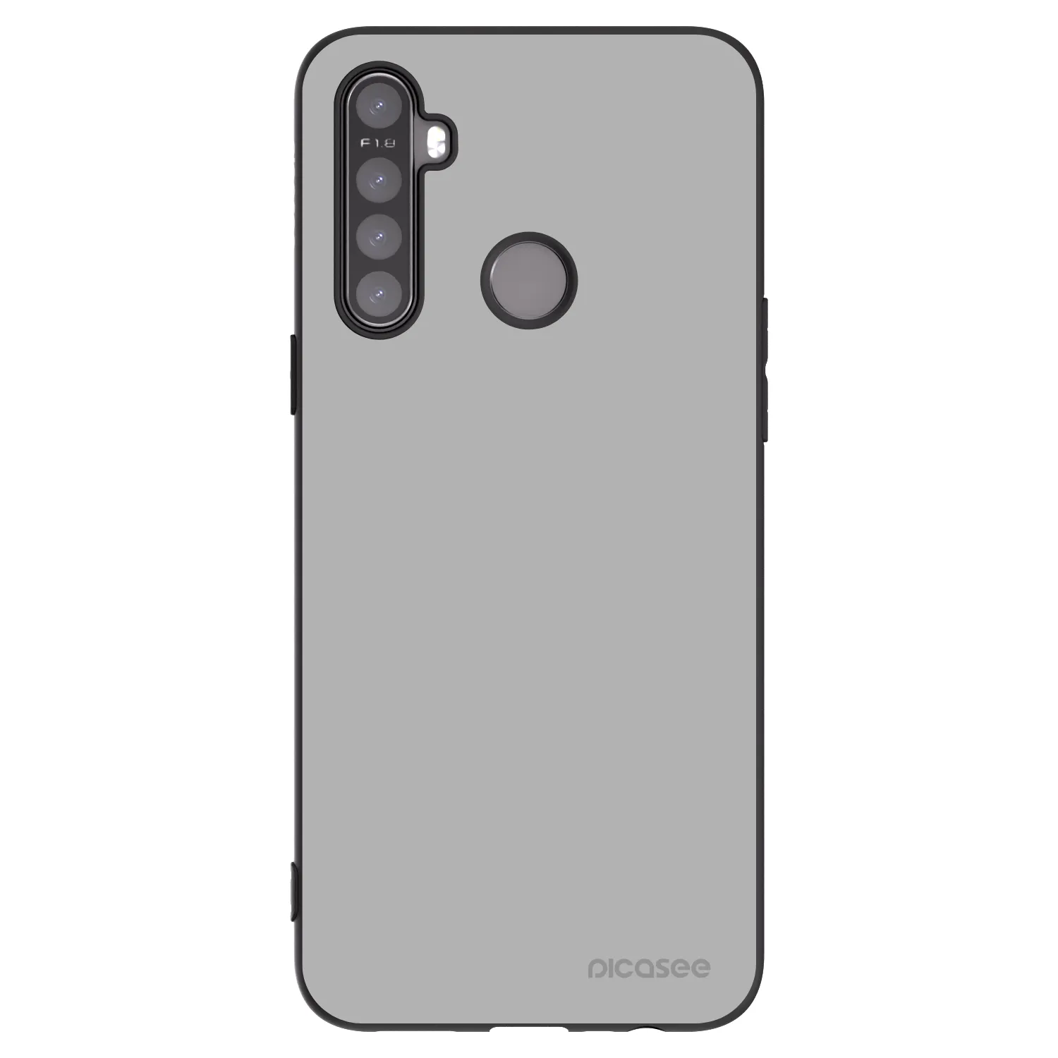 Picasee silikónový čierny obal pre Realme 6i - Stone