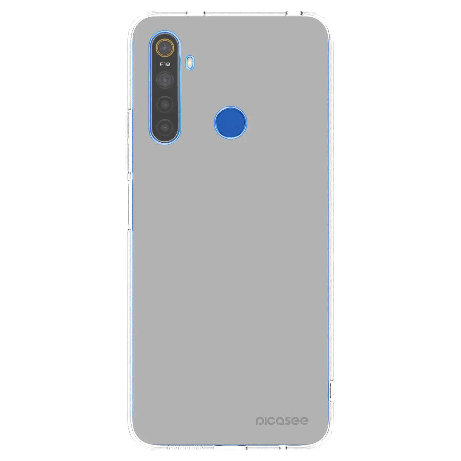 Picasee silikónový prehľadný obal pre Realme 5 - Stone