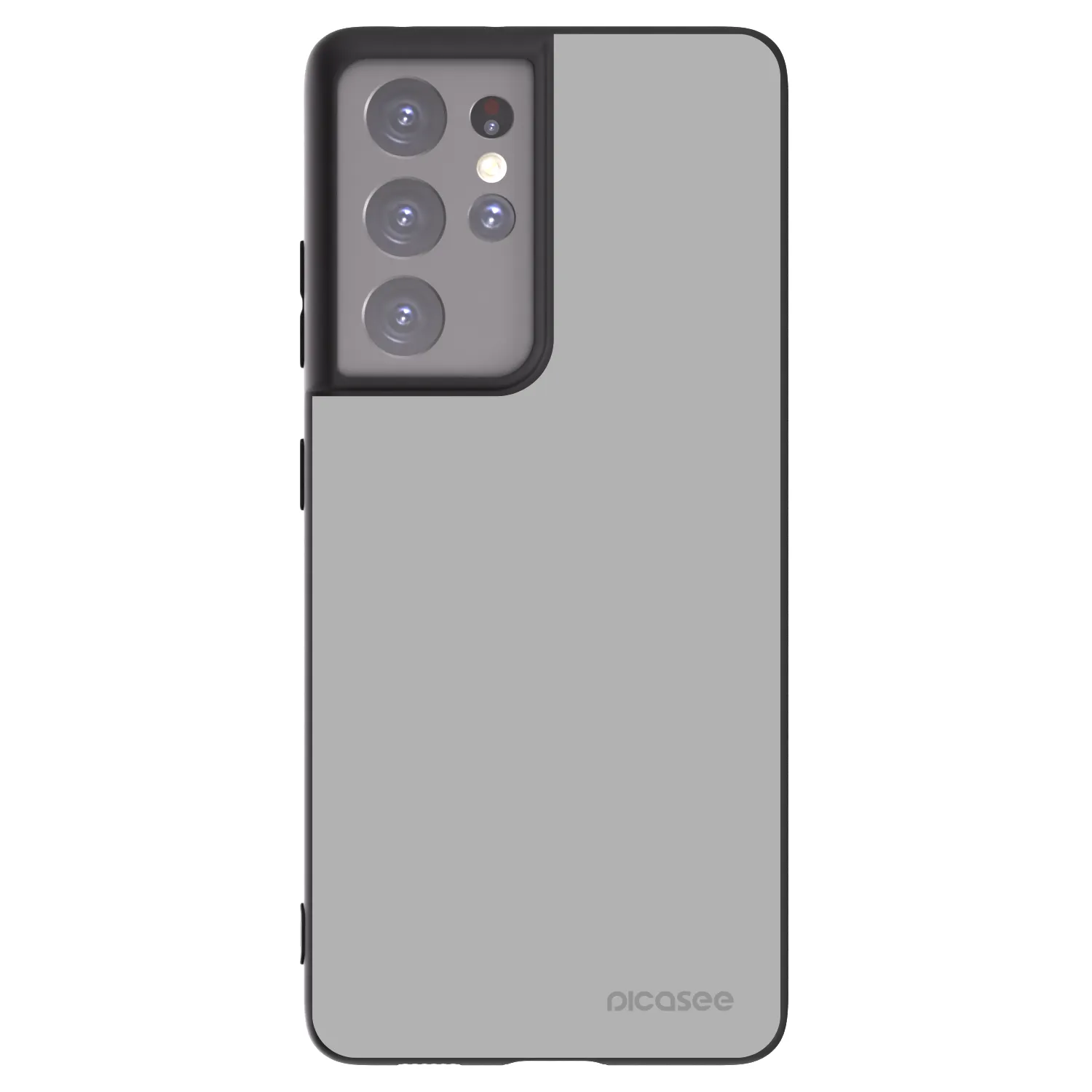 Picasee silikónový čierny obal pre Samsung Galaxy S21 Ultra 5G G998B - Stone