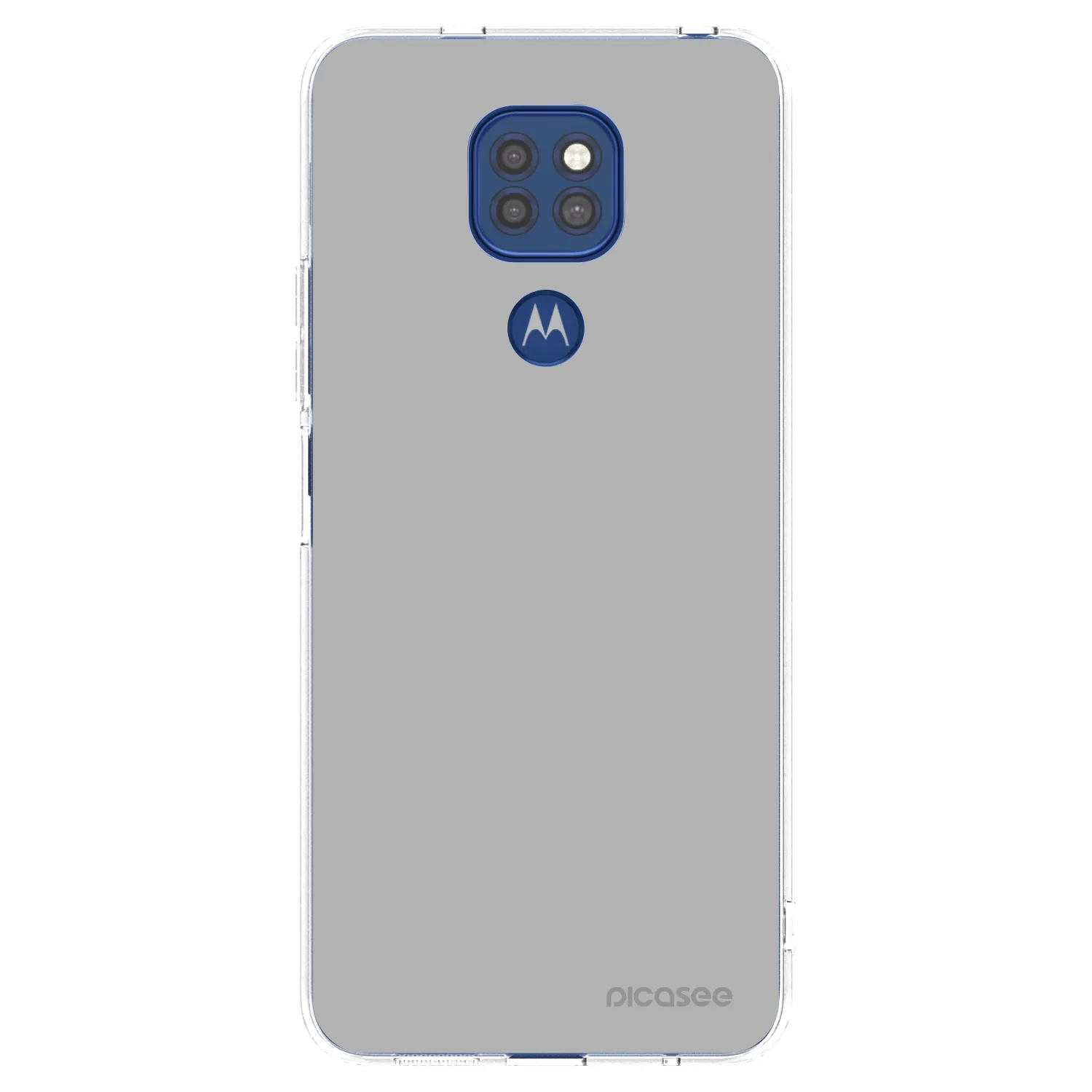 Silikónový prehľadný obal pre Motorola Moto G9 Play - Stone