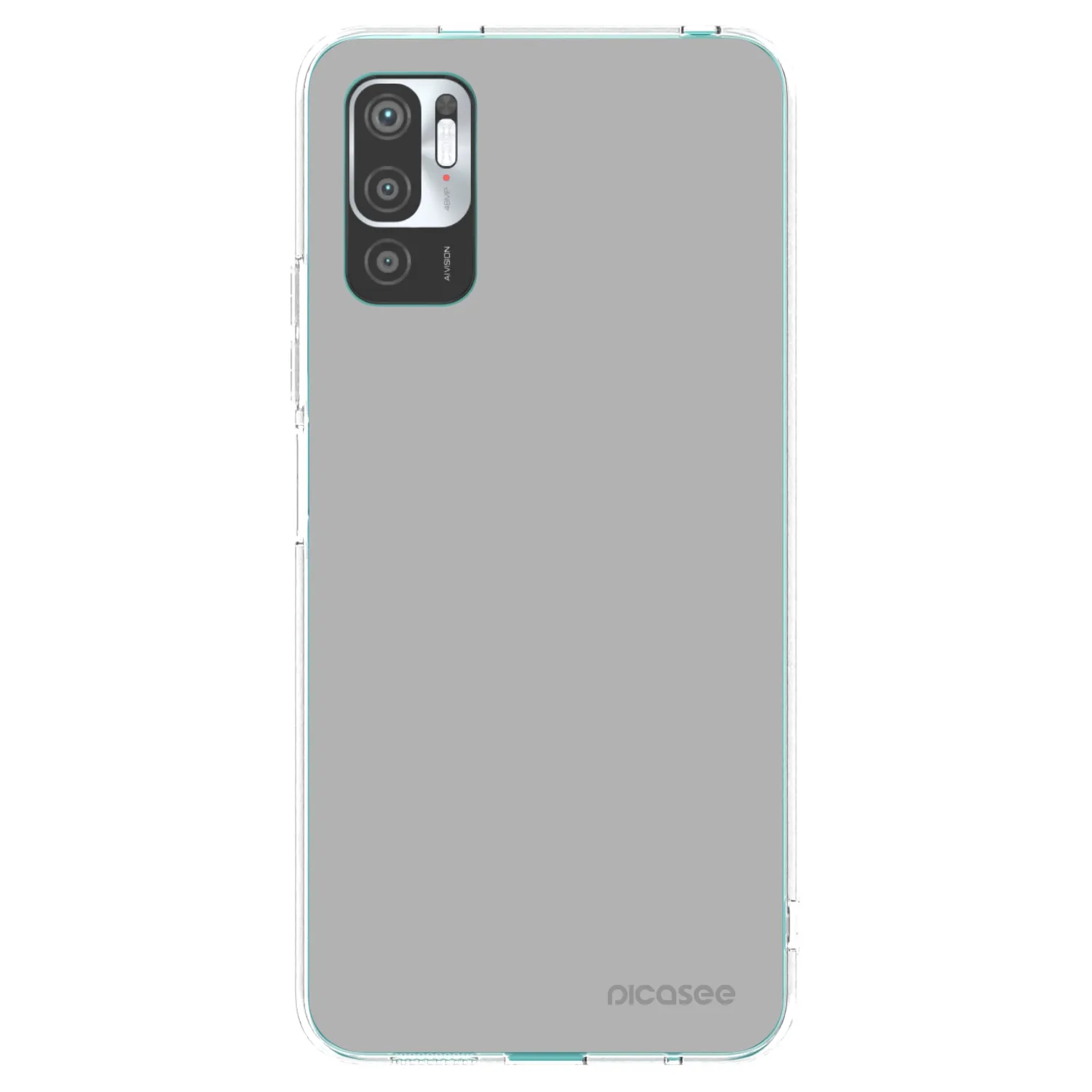 Picasee silikónový prehľadný obal pre Xiaomi Redmi Note 10 5G - Stone