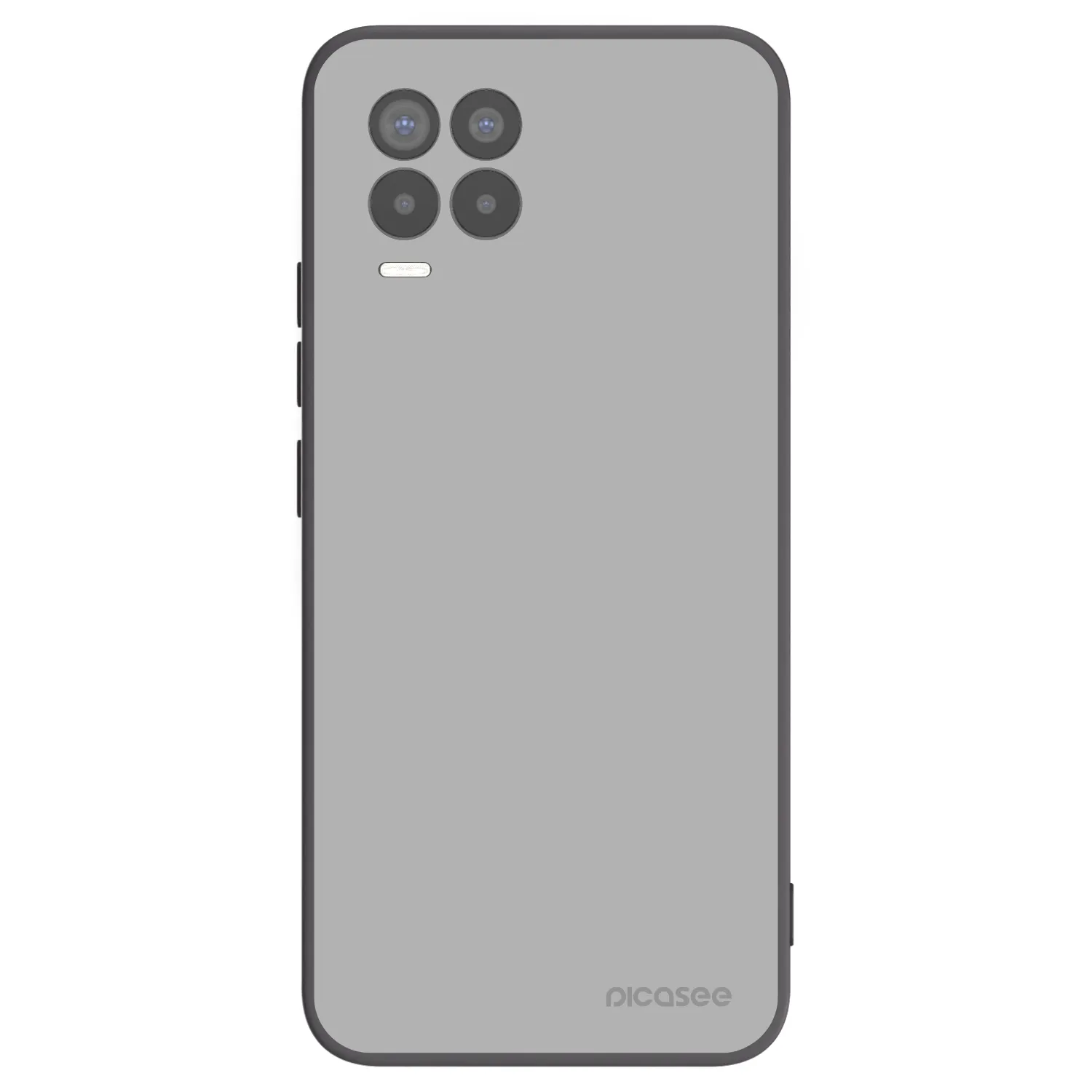Picasee silikónový čierny obal pre Realme 8 4G - Stone