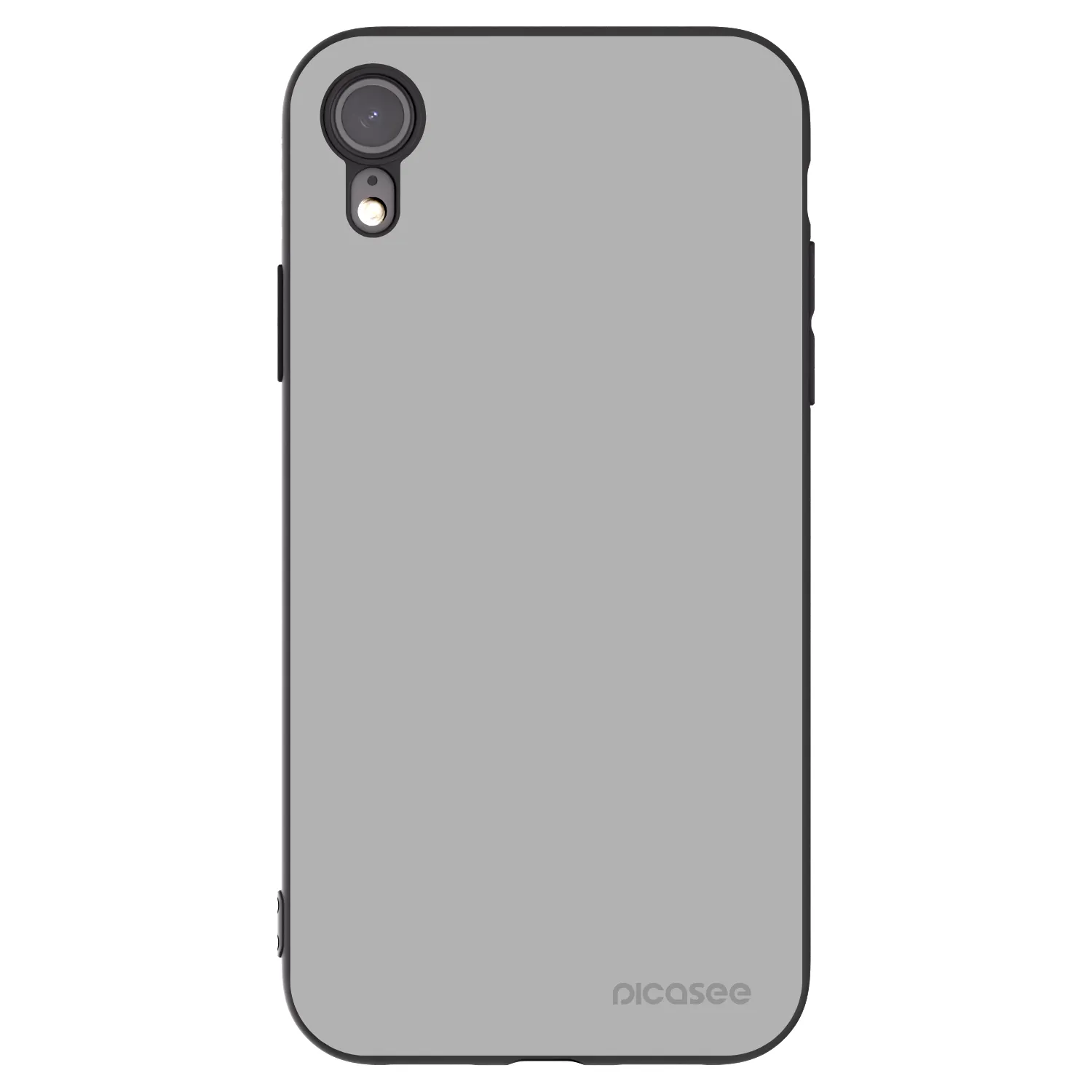 Picasee silikónový čierny obal pre Apple iPhone XR - Stone