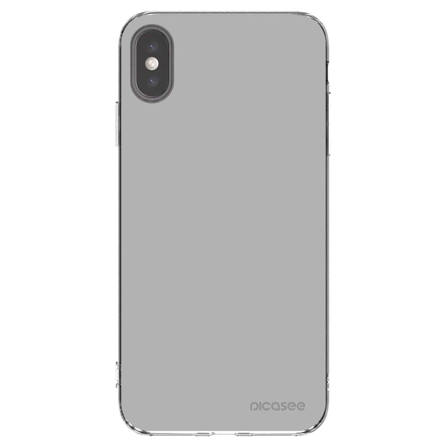 Picasee silikónový prehľadný obal pre Apple iPhone XS Max - Stone