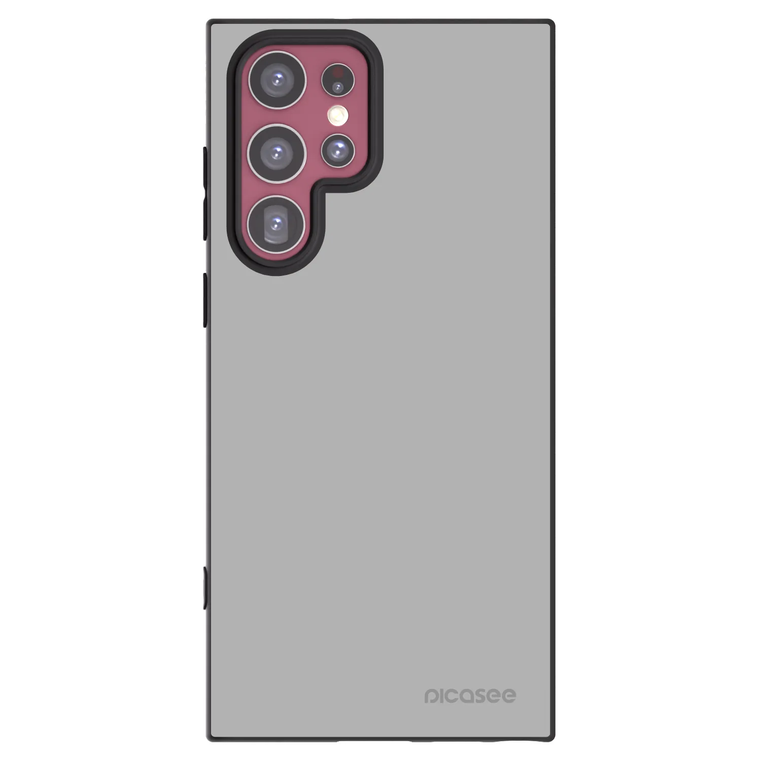 Picasee silikónový čierny obal pre Samsung Galaxy S22 Ultra 5G - Stone