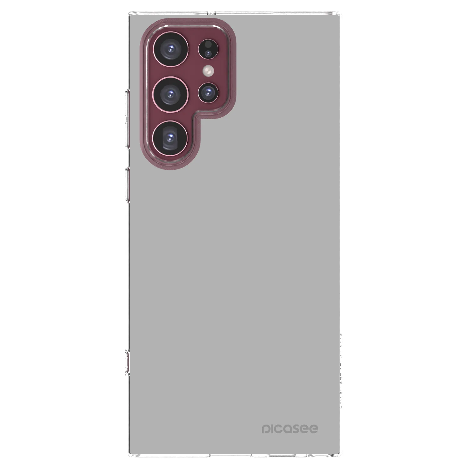 Picasee silikónový prehľadný obal pre Samsung Galaxy S22 Ultra 5G - Stone