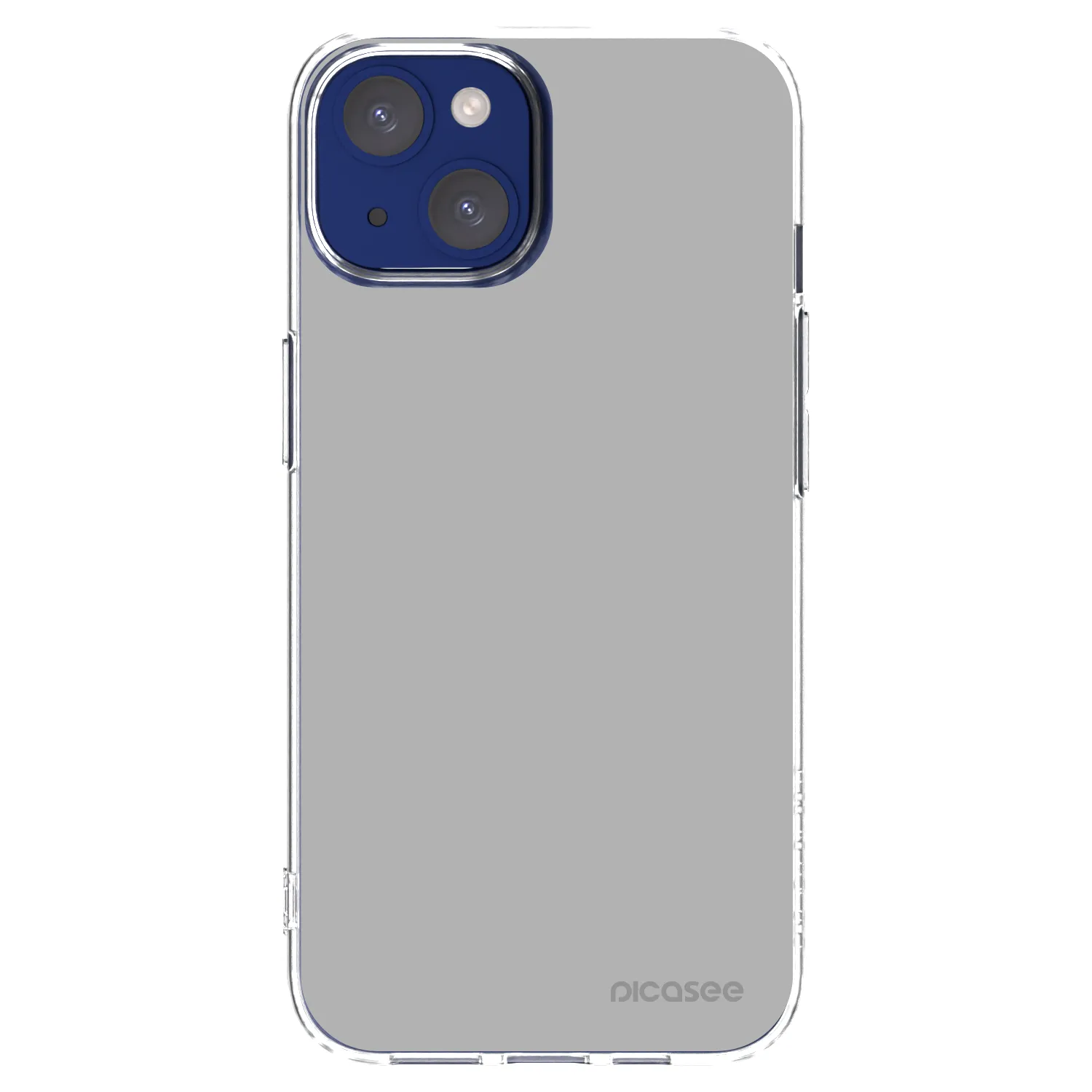 Silikónový prehľadný obal pre Apple iPhone 14 - Stone