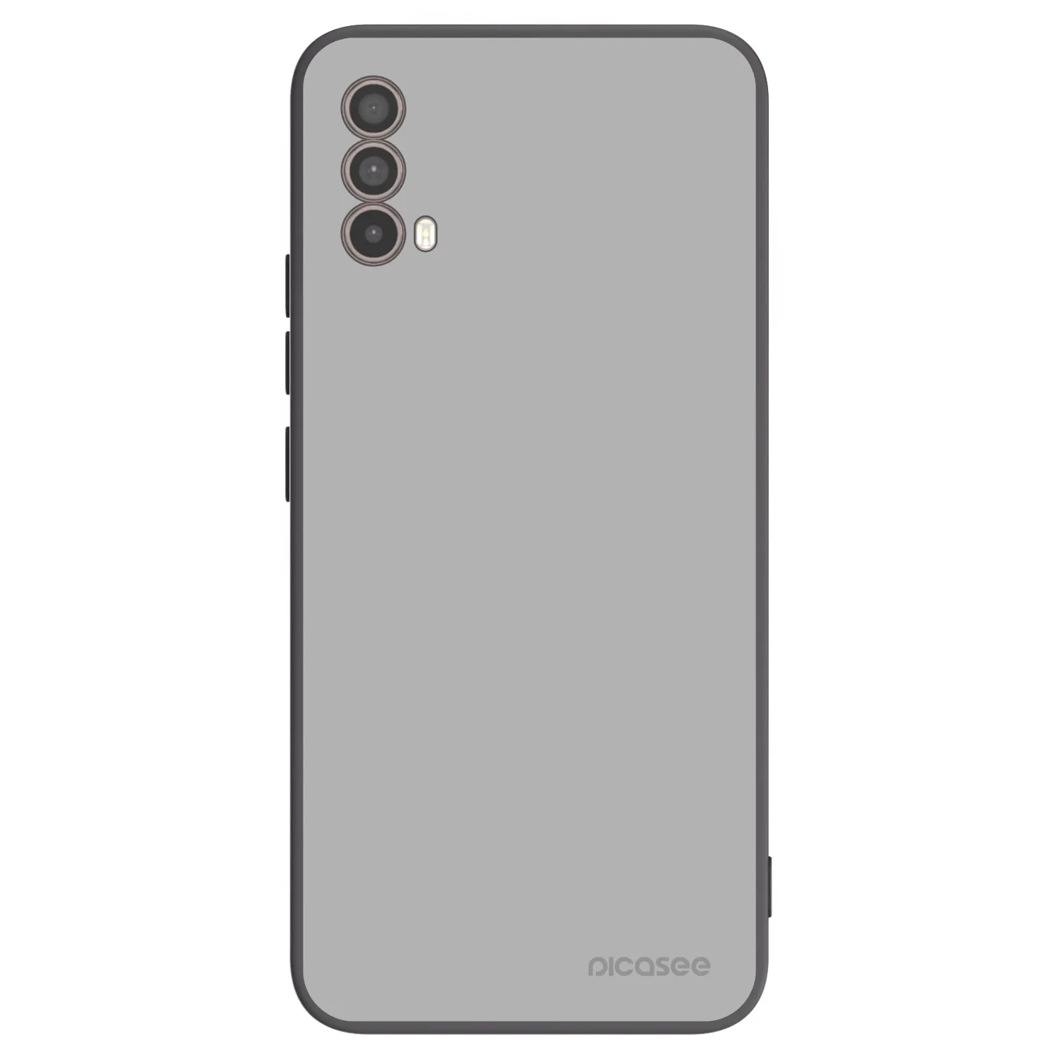 Picasee silikónový čierny obal pre Motorola Moto E40 - Stone