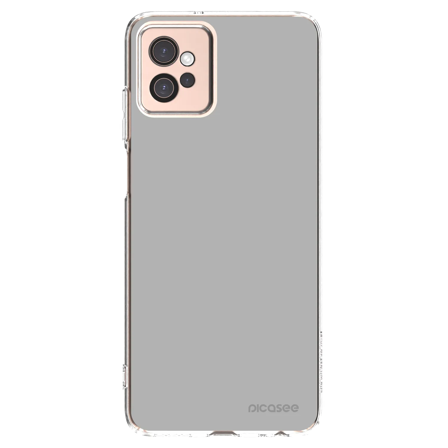 Picasee silikónový prehľadný obal pre Motorola Moto G32 - Stone