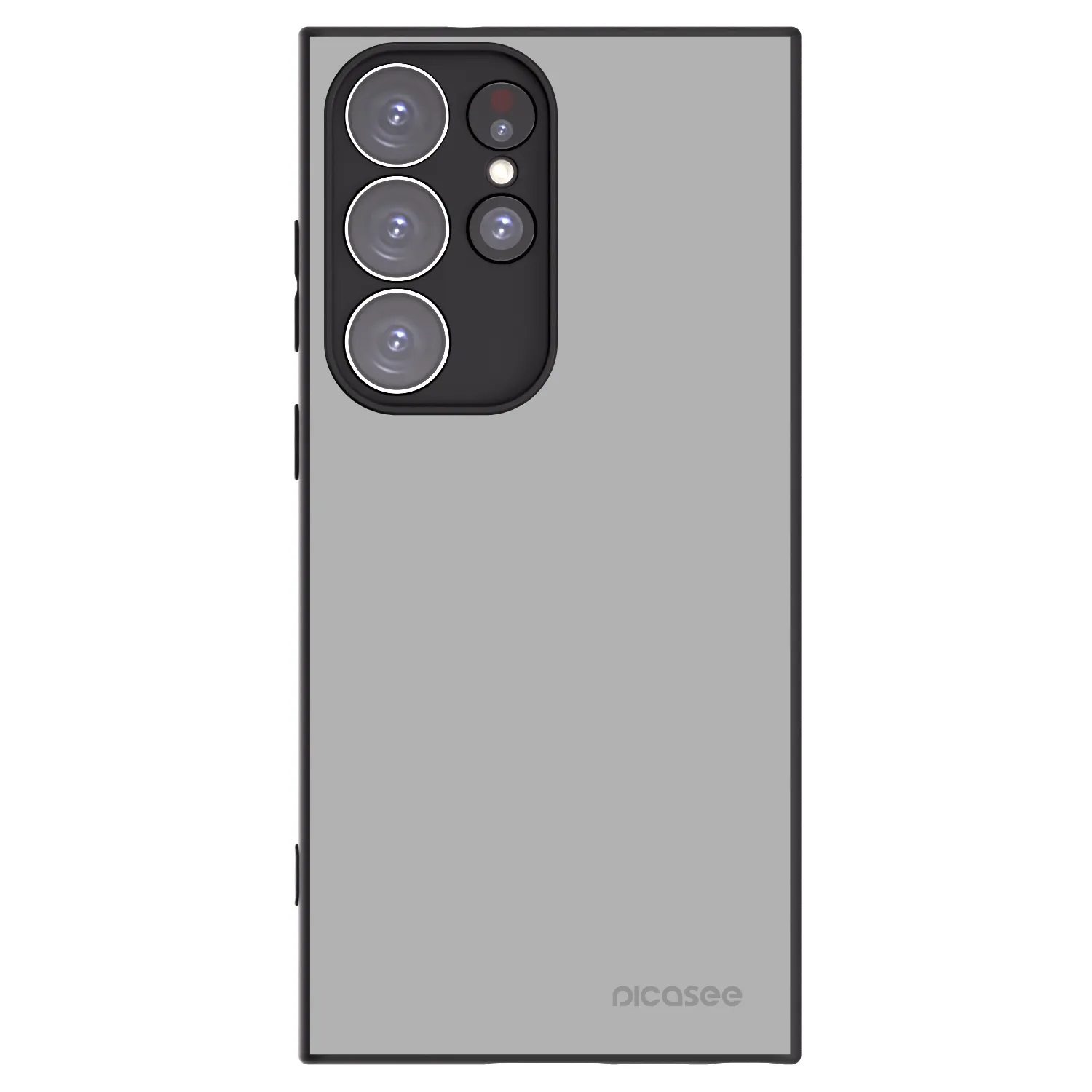 Picasee silikónový čierny obal pre Samsung Galaxy S23 Ultra 5G - Stone