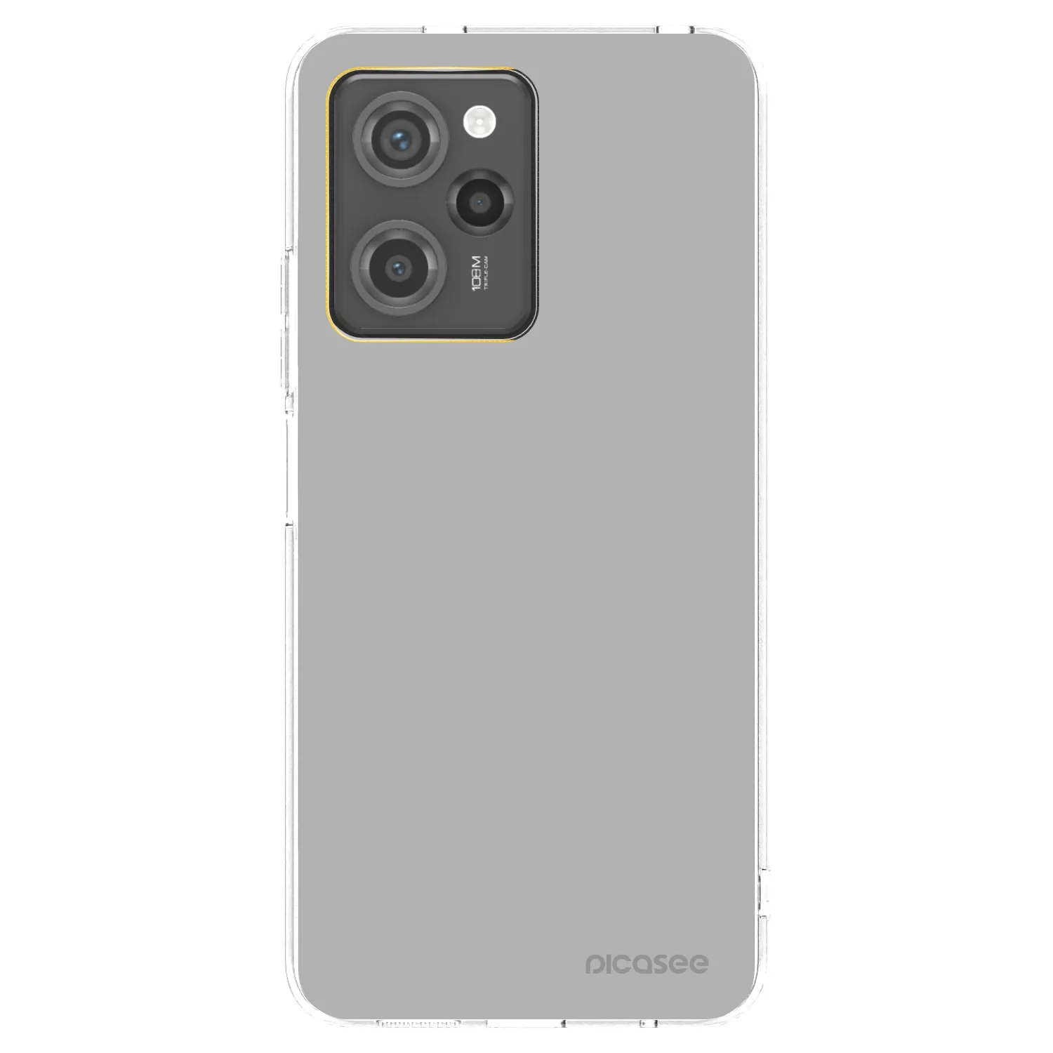 Picasee silikónový čierny obal pre Xiaomi Poco X5 Pro - Stone