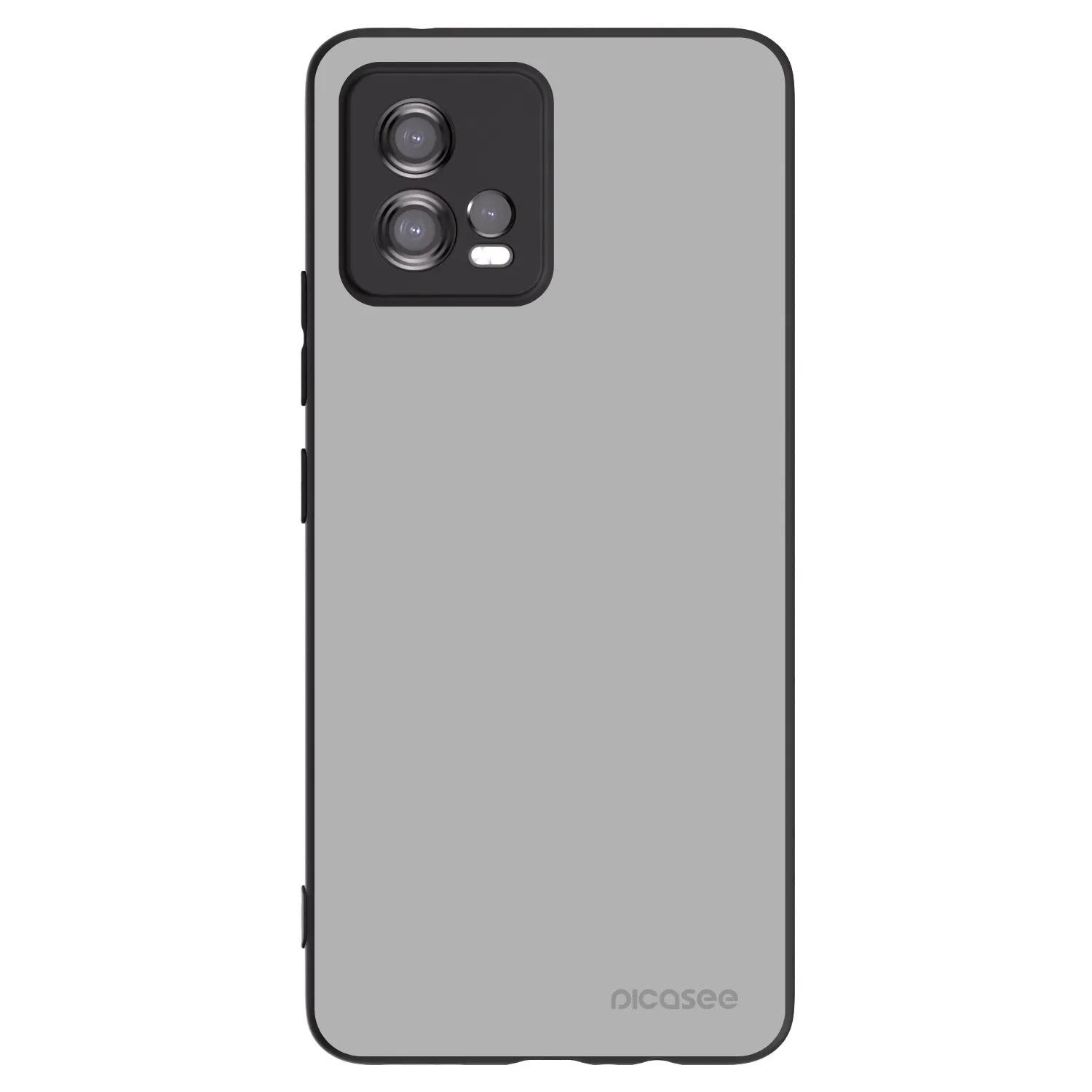 Picasee silikónový čierny obal pre Motorola Moto G72 - Stone