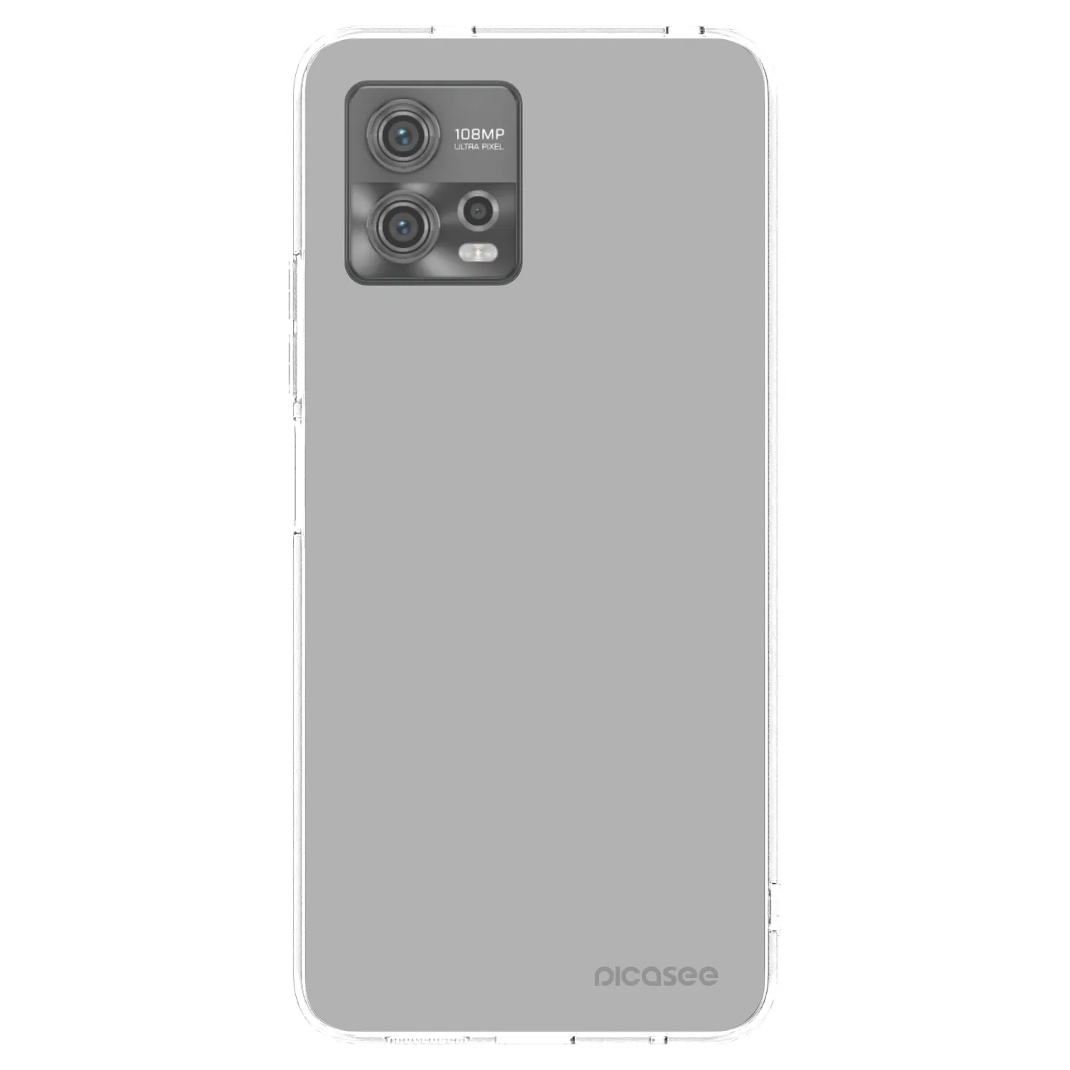 Picasee silikónový prehľadný obal pre Motorola Moto G72 - Stone