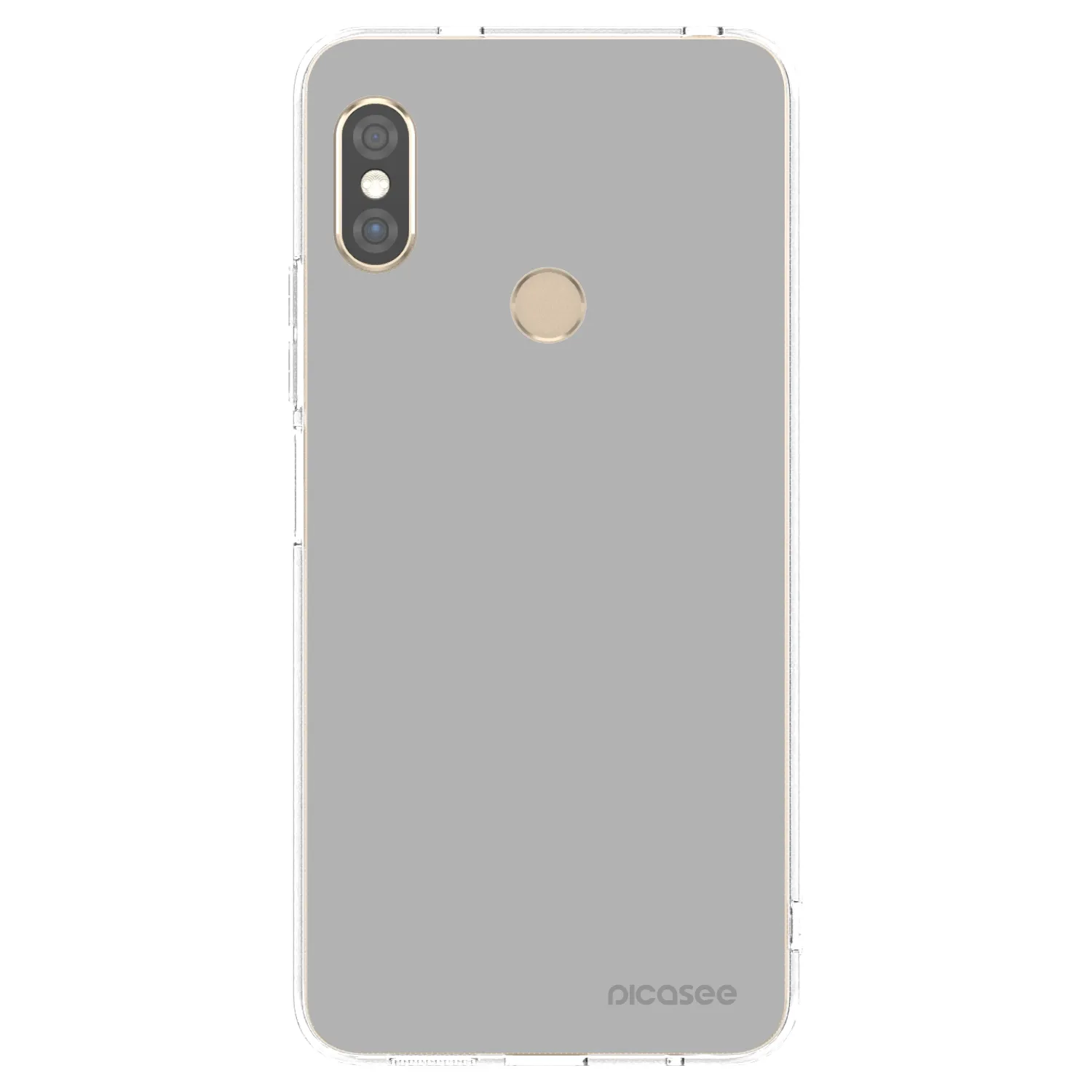 Picasee silikónový prehľadný obal pre Xiaomi Redmi Note 5 Global - Stone