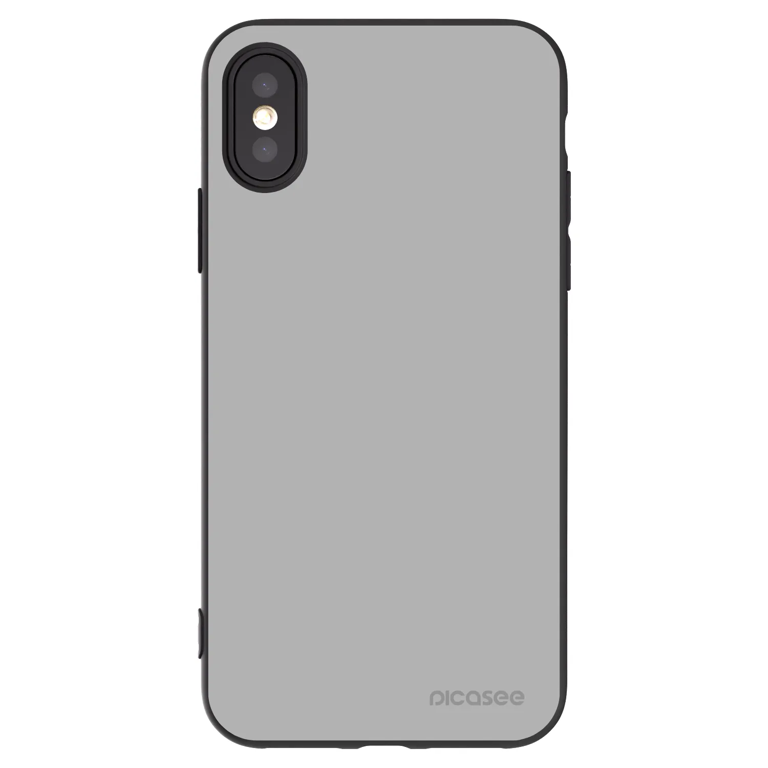 Picasee silikónový čierny obal pre Apple iPhone X/XS - Stone