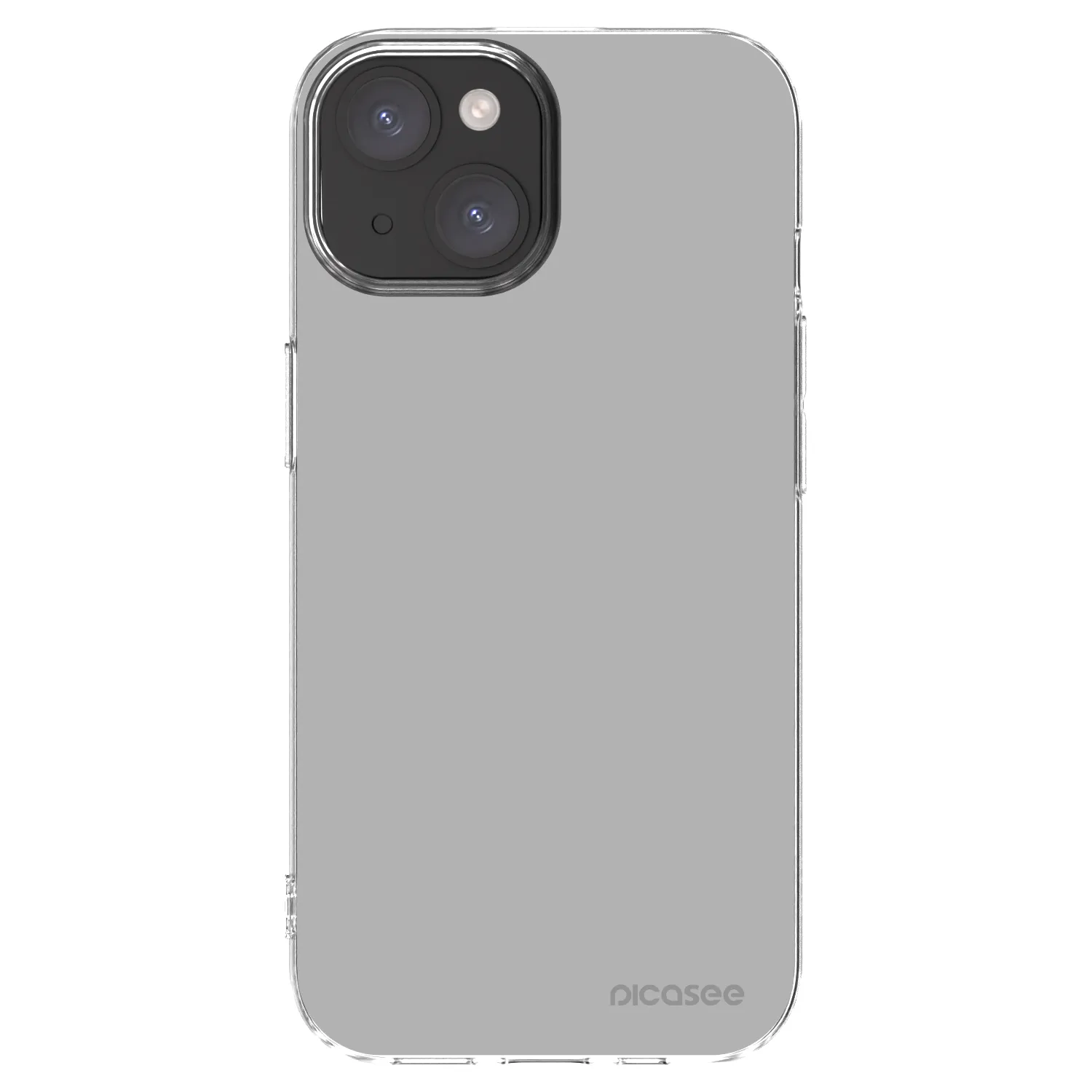 Silikónový prehľadný obal pre Apple iPhone 15 - Stone