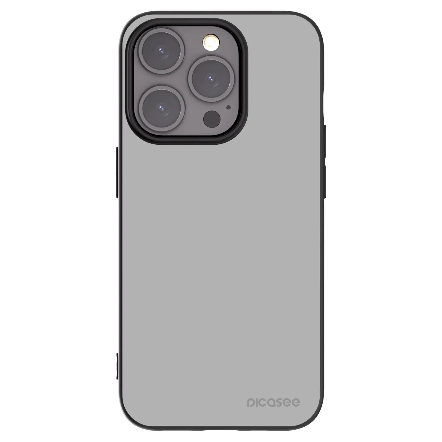 Silikónový čierny obal pre Apple iPhone 15 Pro - Stone