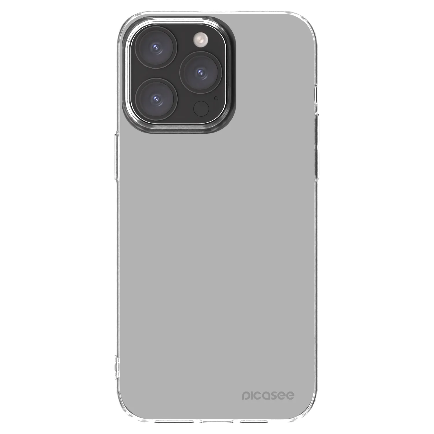 Picasee silikónový prehľadný obal pre Apple iPhone 15 Pro Max - Stone