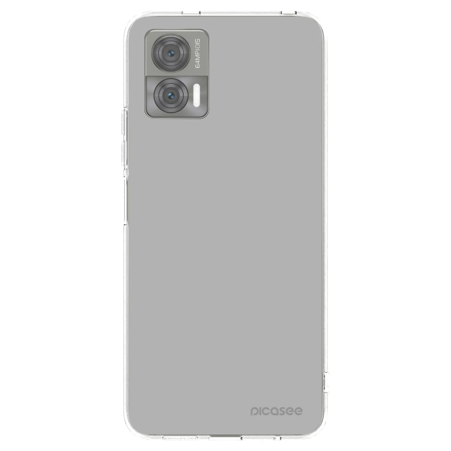 Picasee silikónový prehľadný obal pre Motorola Edge 30 Neo - Stone