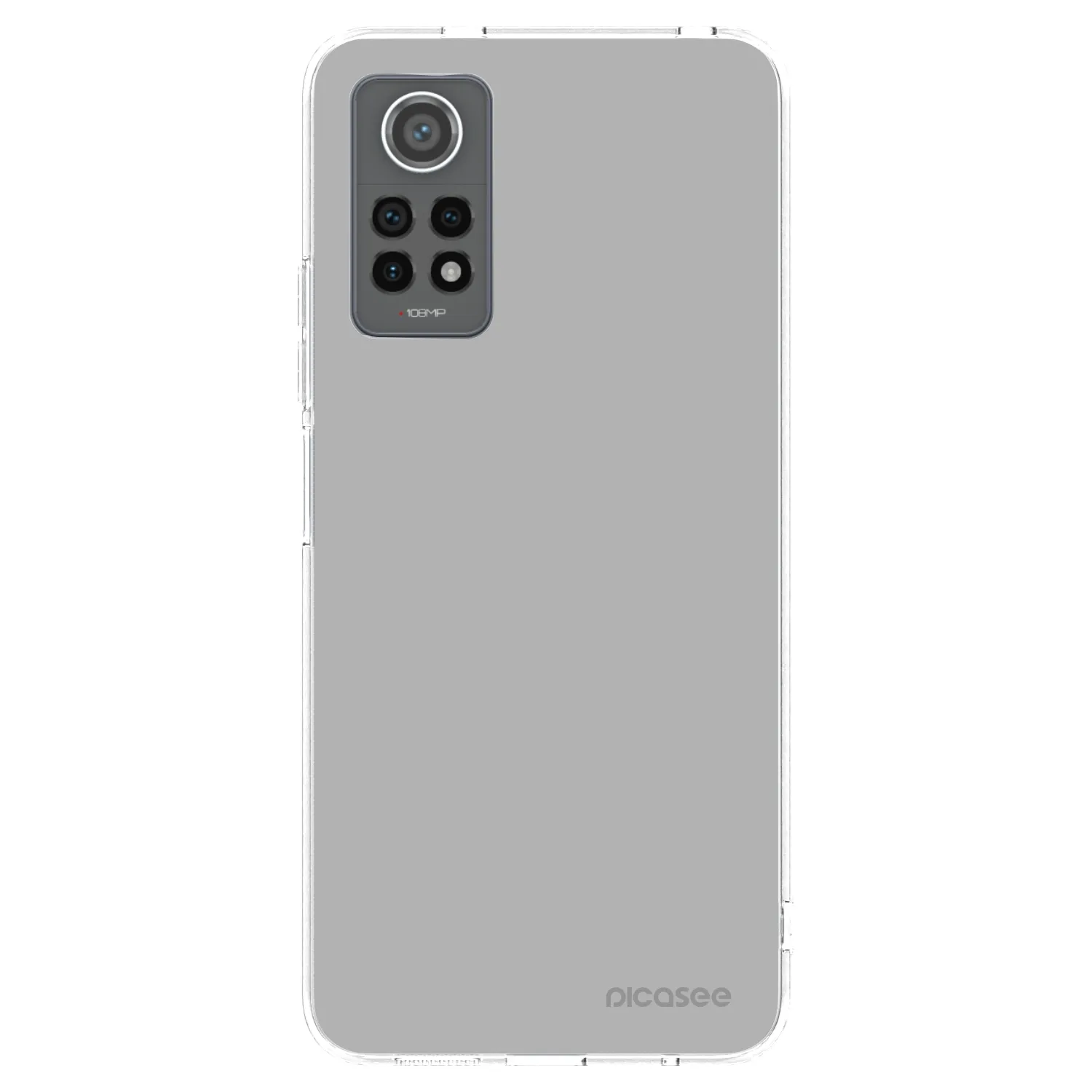 Picasee silikónový prehľadný obal pre Xiaomi Redmi Note 12 Pro 4G - Stone