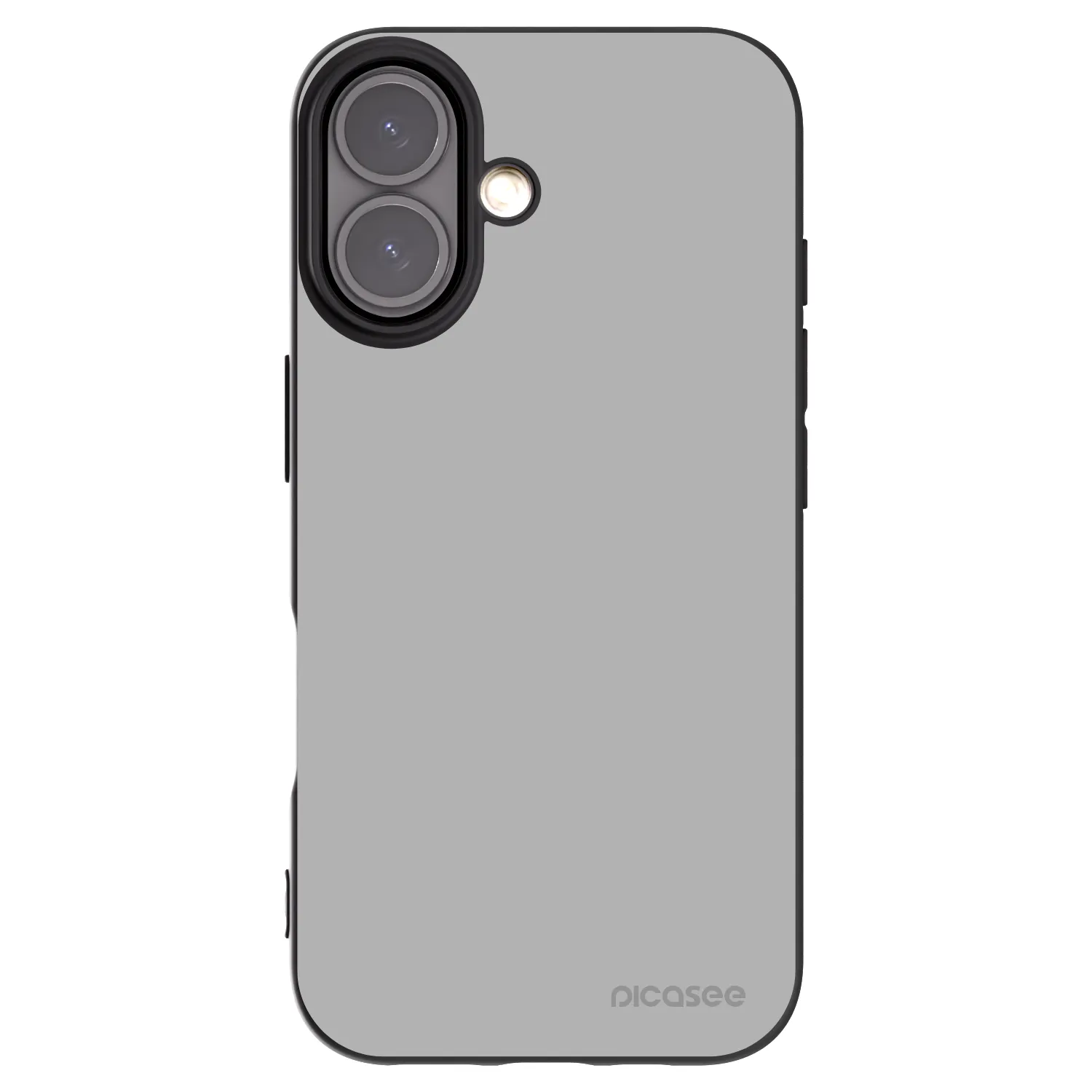 Picasee silikónový čierny obal pre Apple iPhone 16 - Stone