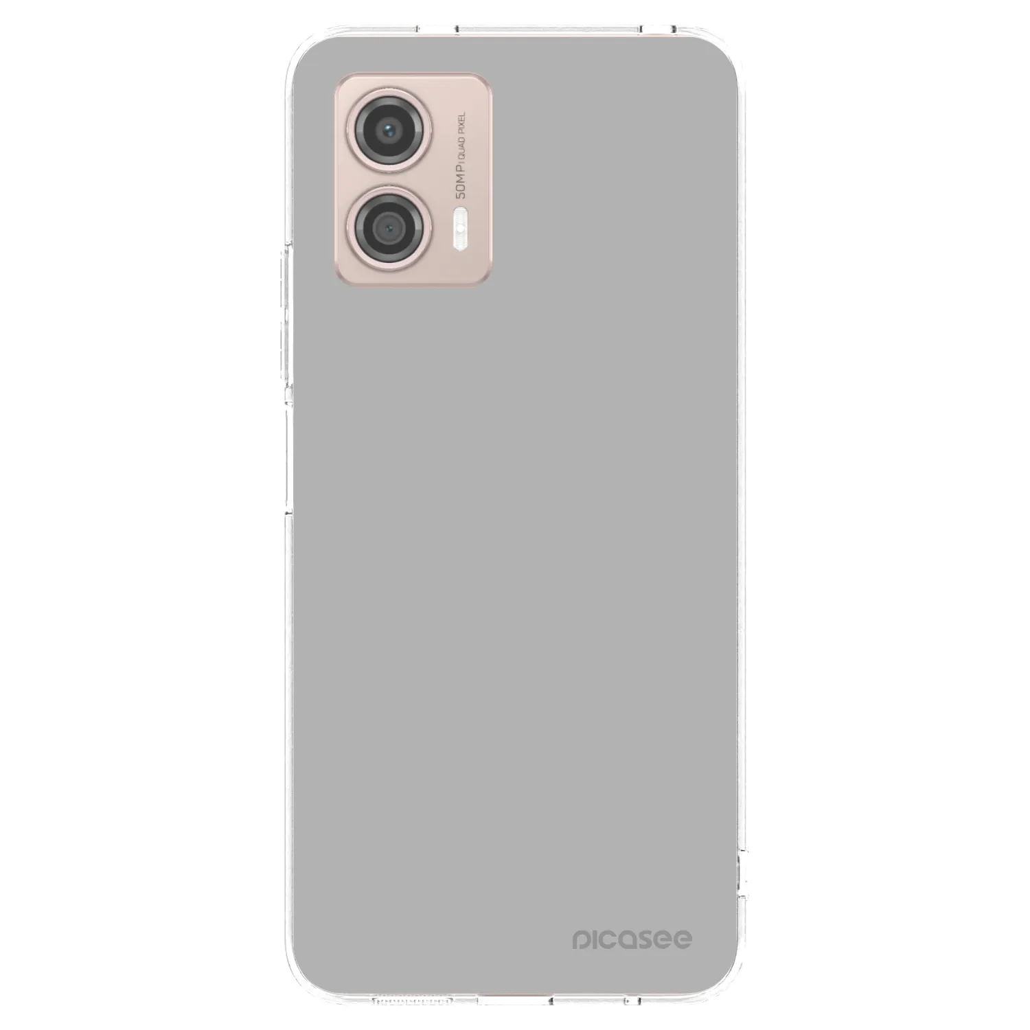 Picasee silikónový prehľadný obal pre Motorola Moto G53 5G - Stone
