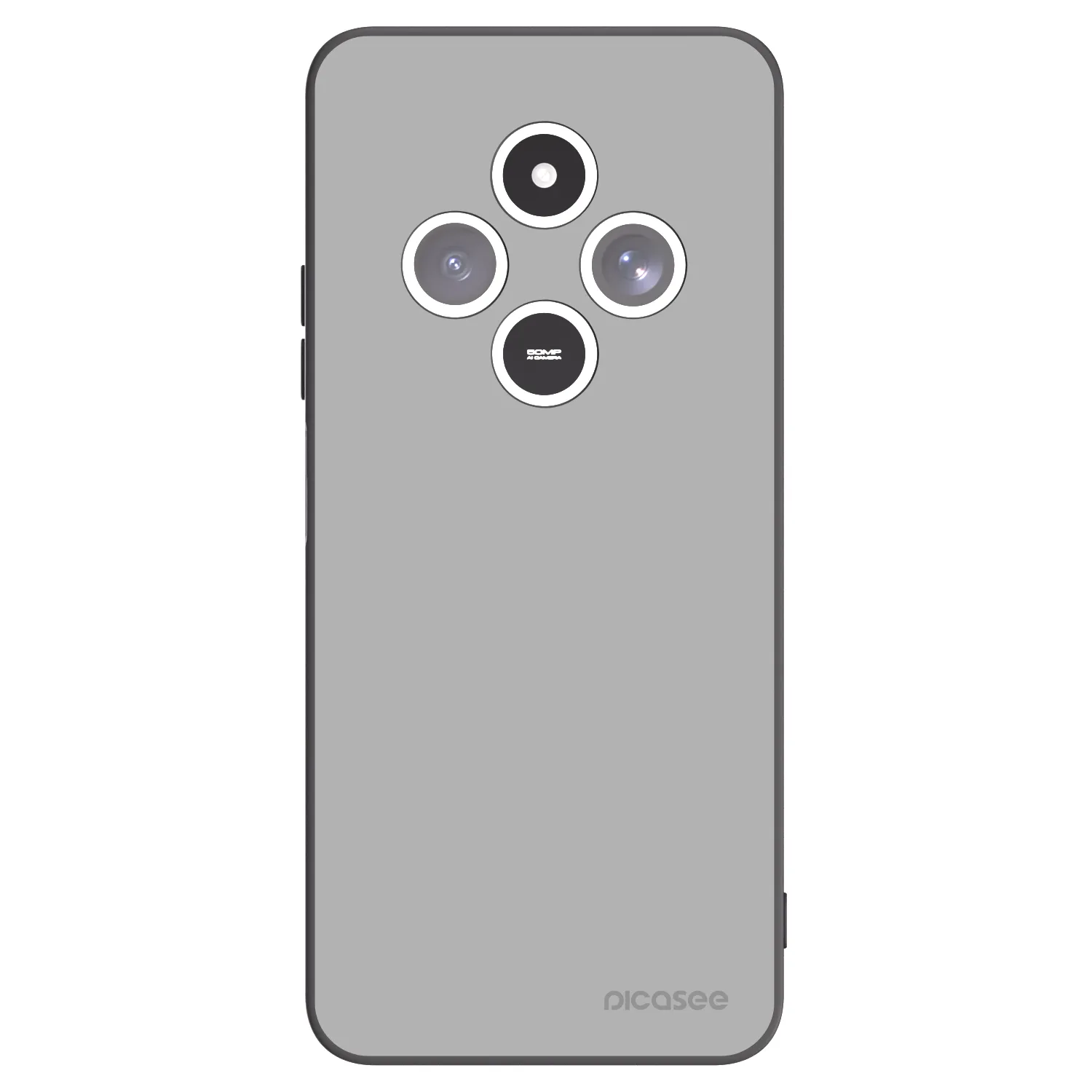 Picasee silikónový čierny obal pre Xiaomi Redmi 14C - Stone