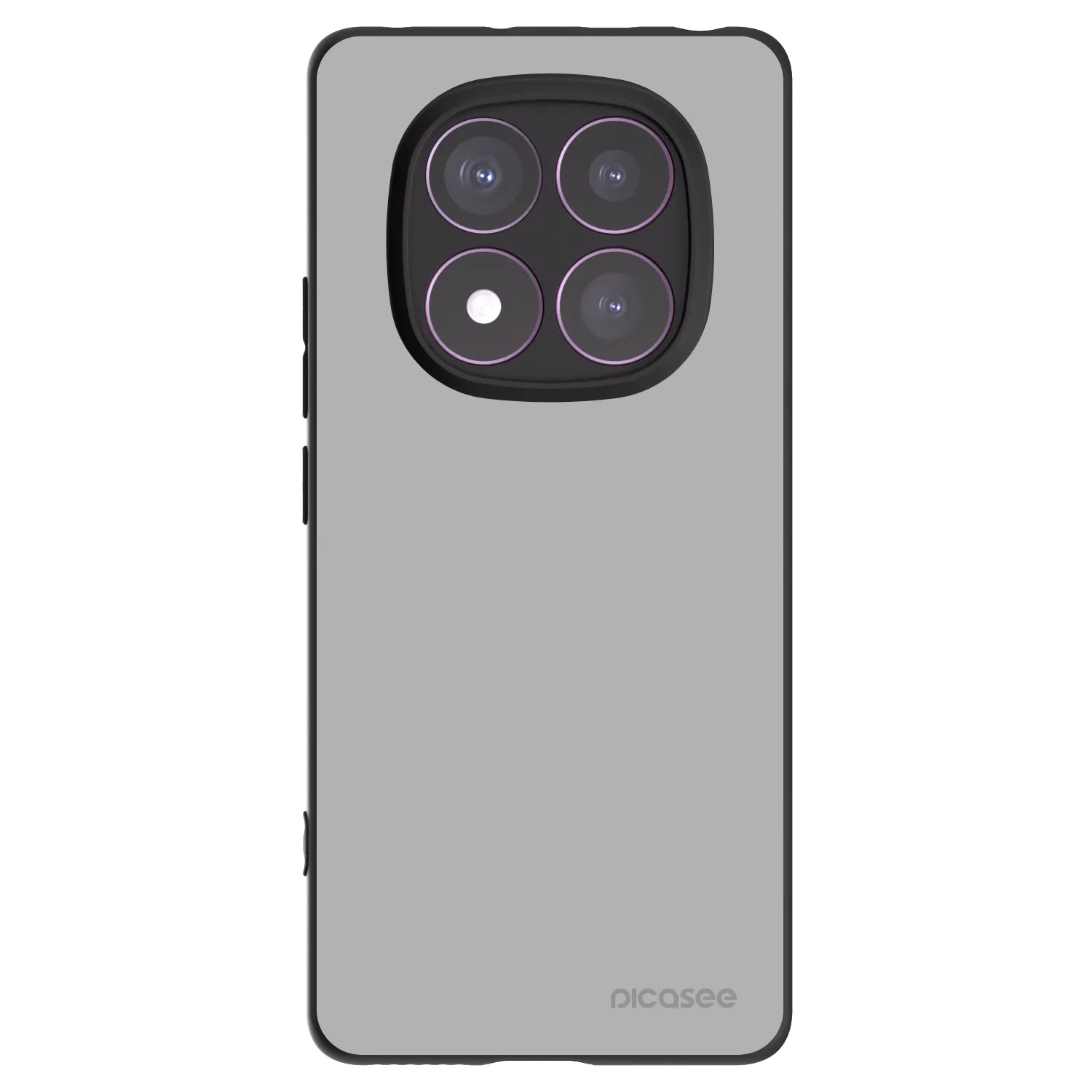 Silikónový čierny obal pre Xiaomi Redmi Note 14 Pro 4G - Stone