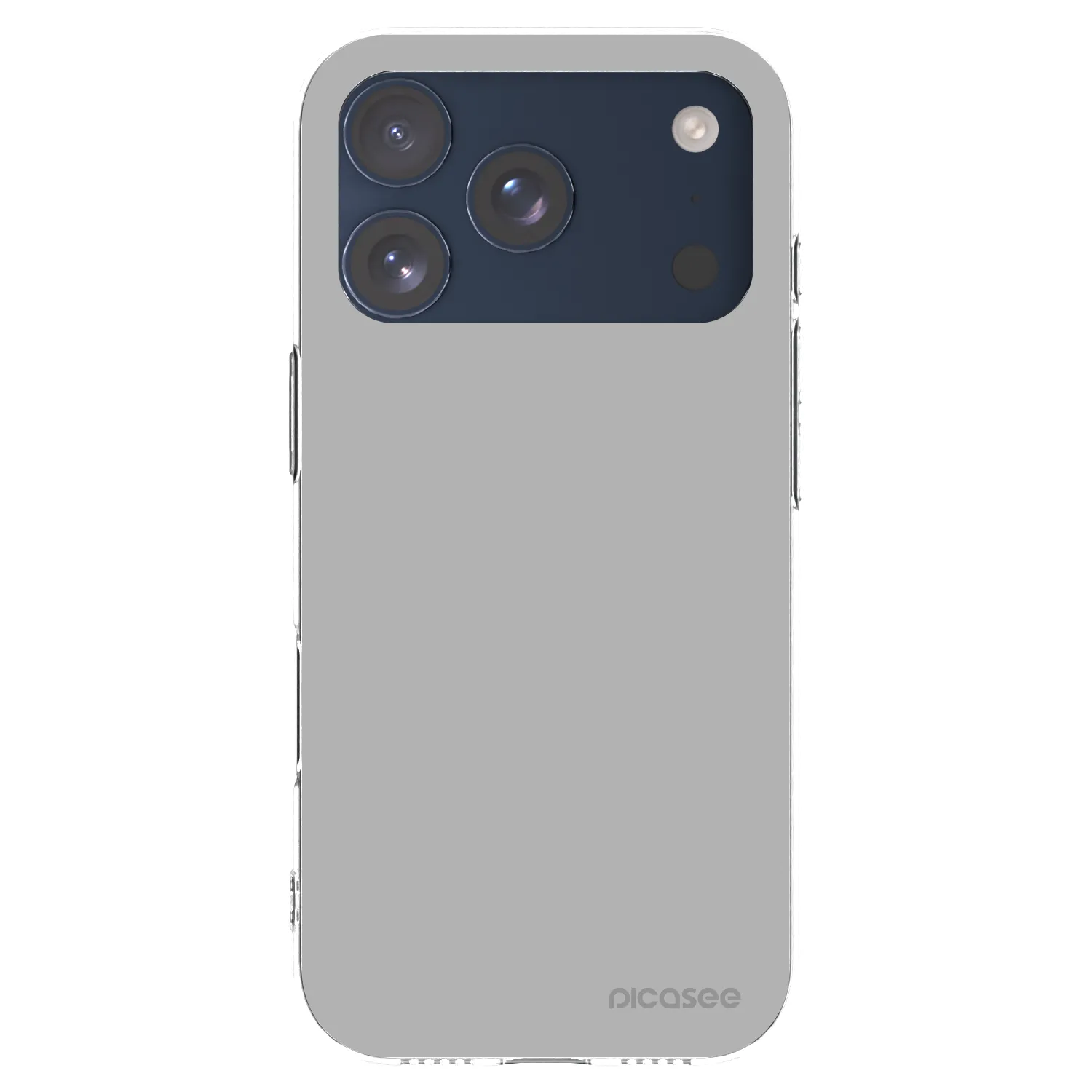 Picasee silikónový prehľadný obal pre Apple iPhone 17 Pro - Stone